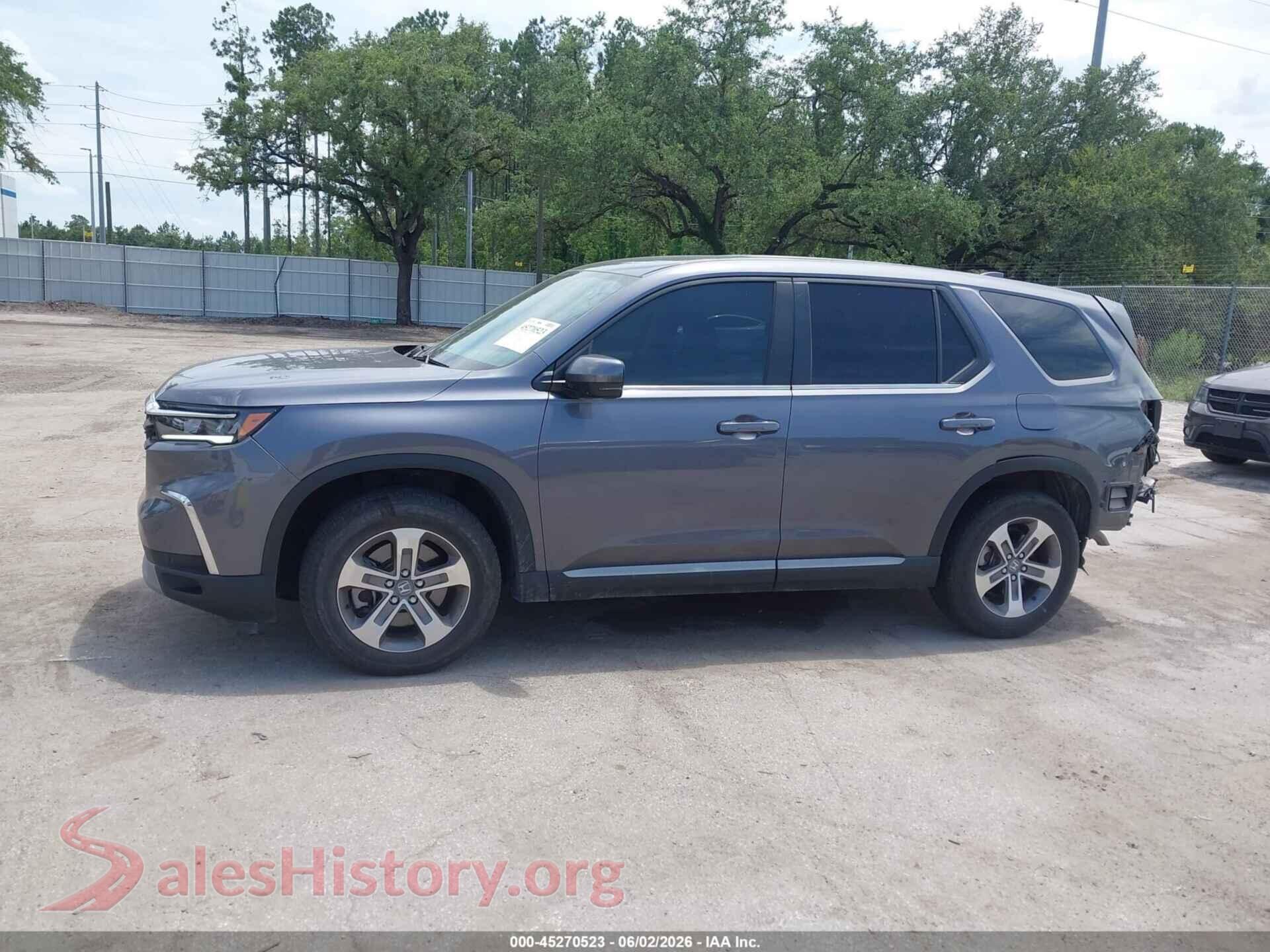 2024 HONDA PILOT VIN 5FNYG1H40RB008819, auction photo 14