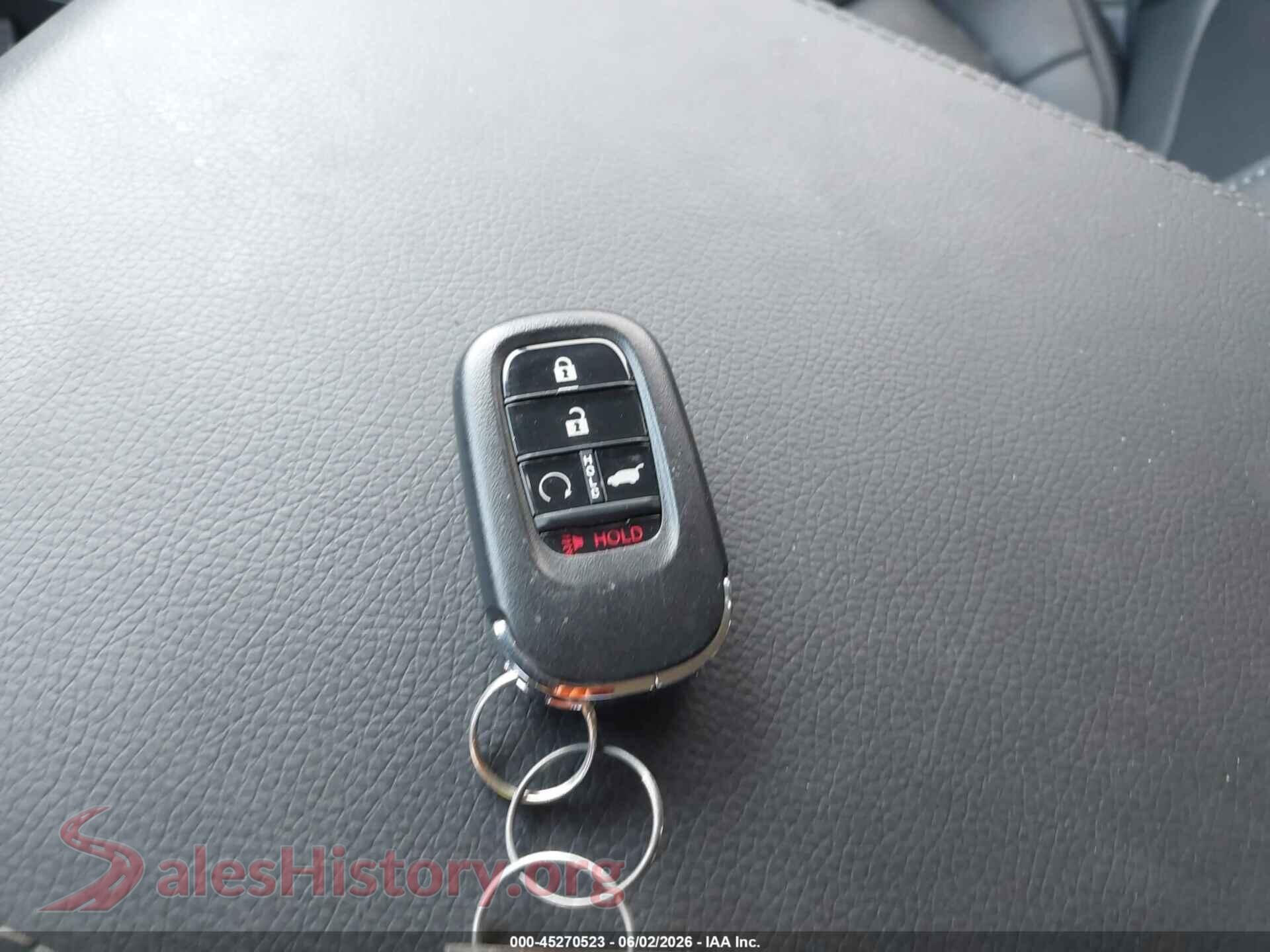 2024 HONDA PILOT VIN 5FNYG1H40RB008819, odometer mileage