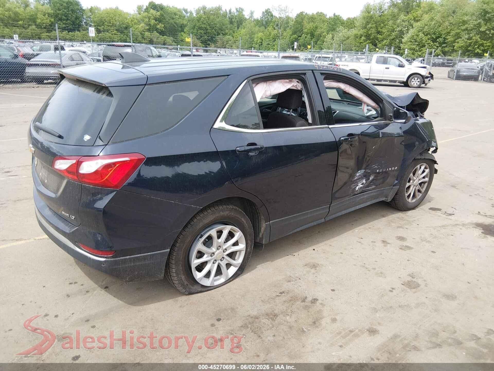 2020 CHEVROLET EQUINOX VIN 3GNAXUEV5LS686326, rear driver side