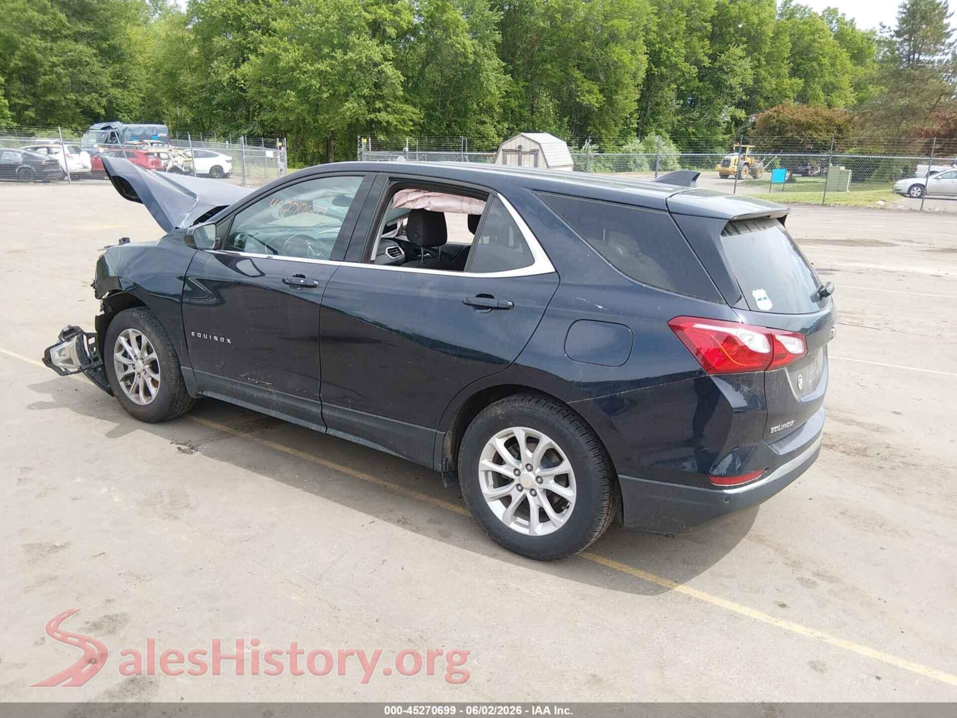 2020 CHEVROLET EQUINOX VIN 3GNAXUEV5LS686326, driver side view