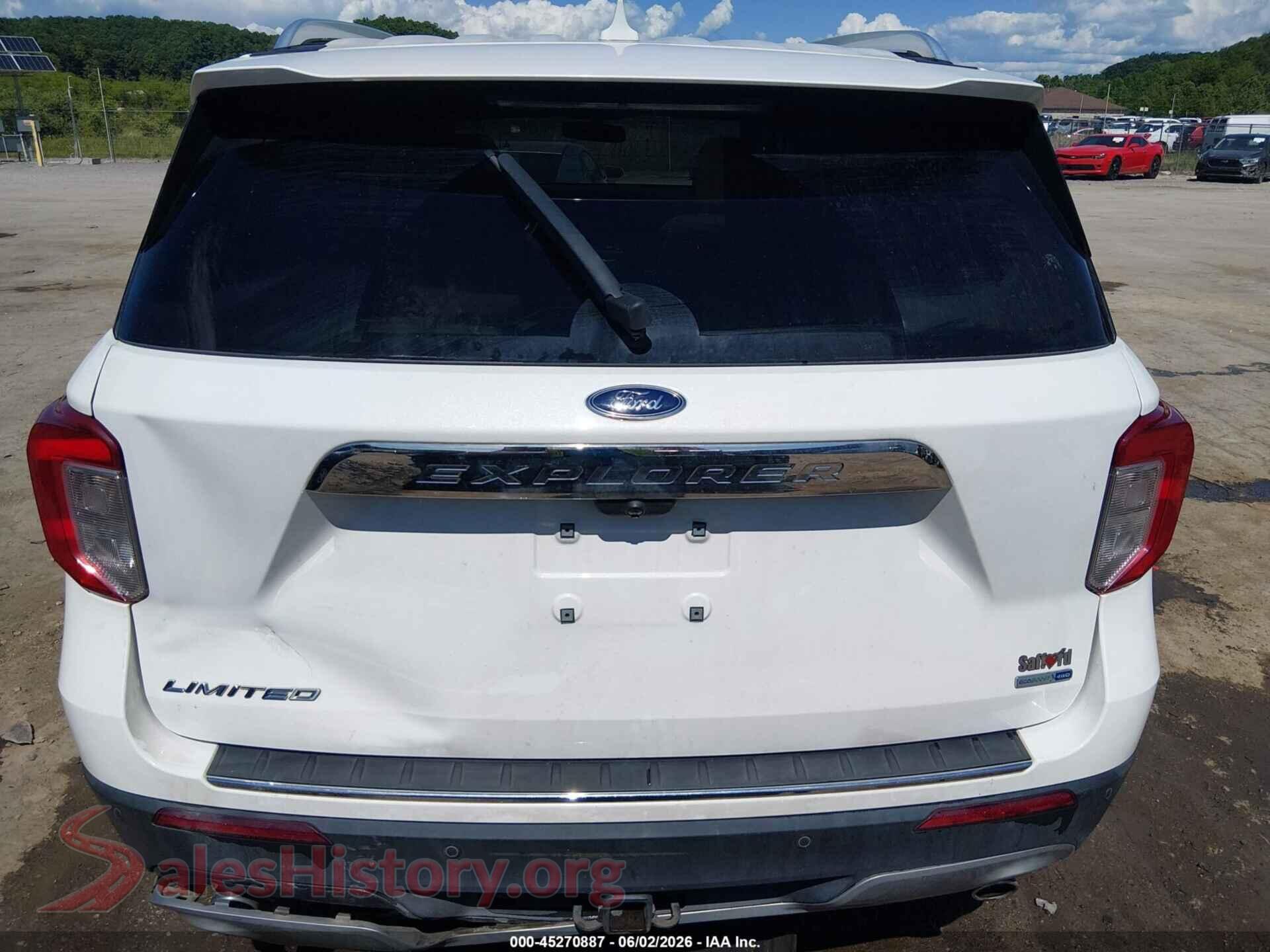 2020 FORD EXPLORER VIN 1FMSK8FHXLGD19301, auction photo 16