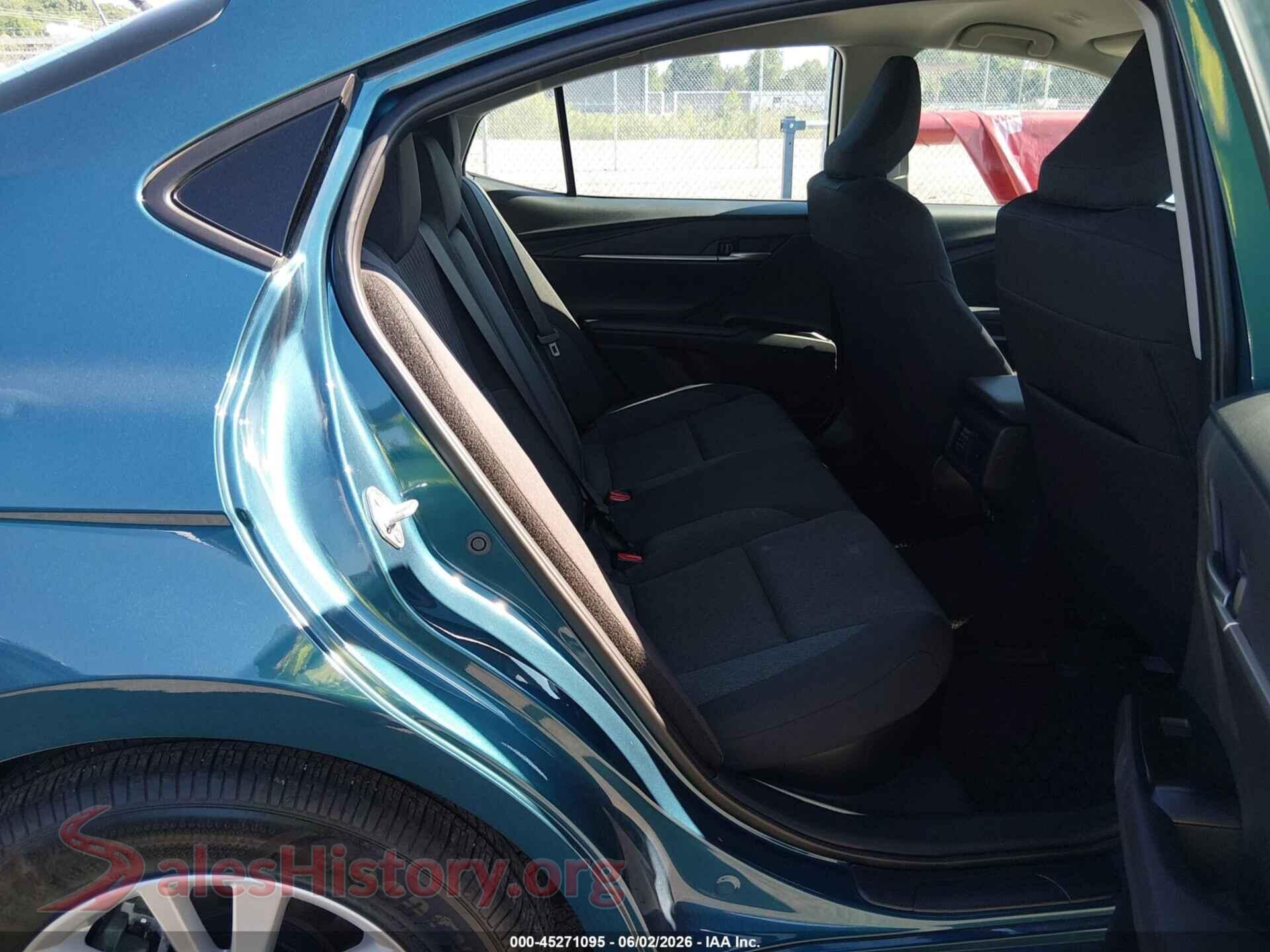 2025 TOYOTA CAMRY VIN 4T1DAACK7SU505218, front passenger side