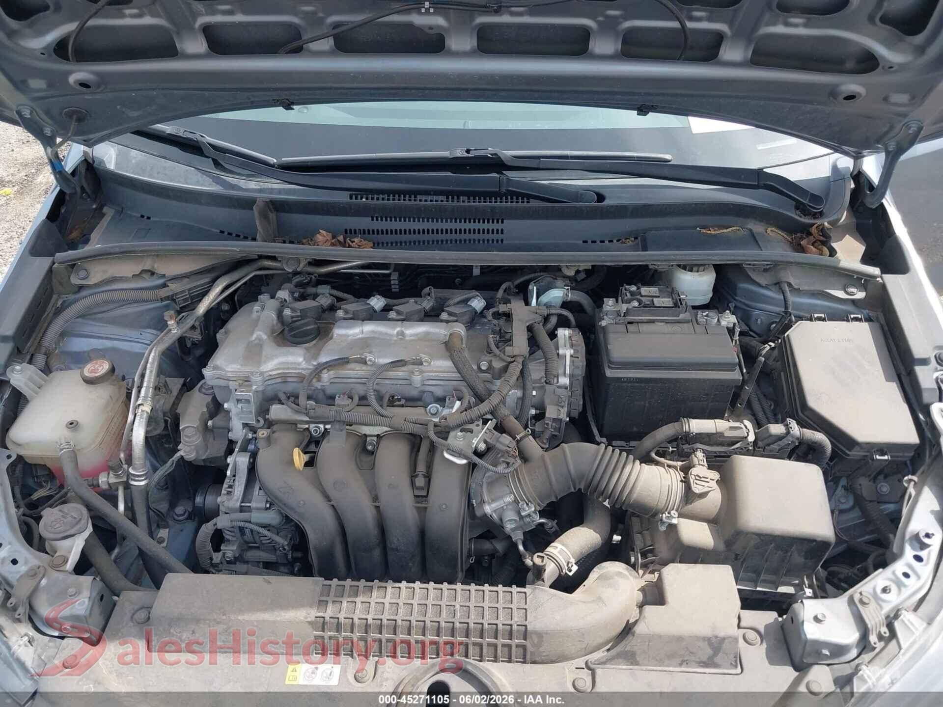 2021 TOYOTA COROLLA VIN 5YFEPMAE4MP206968, interior dashboard