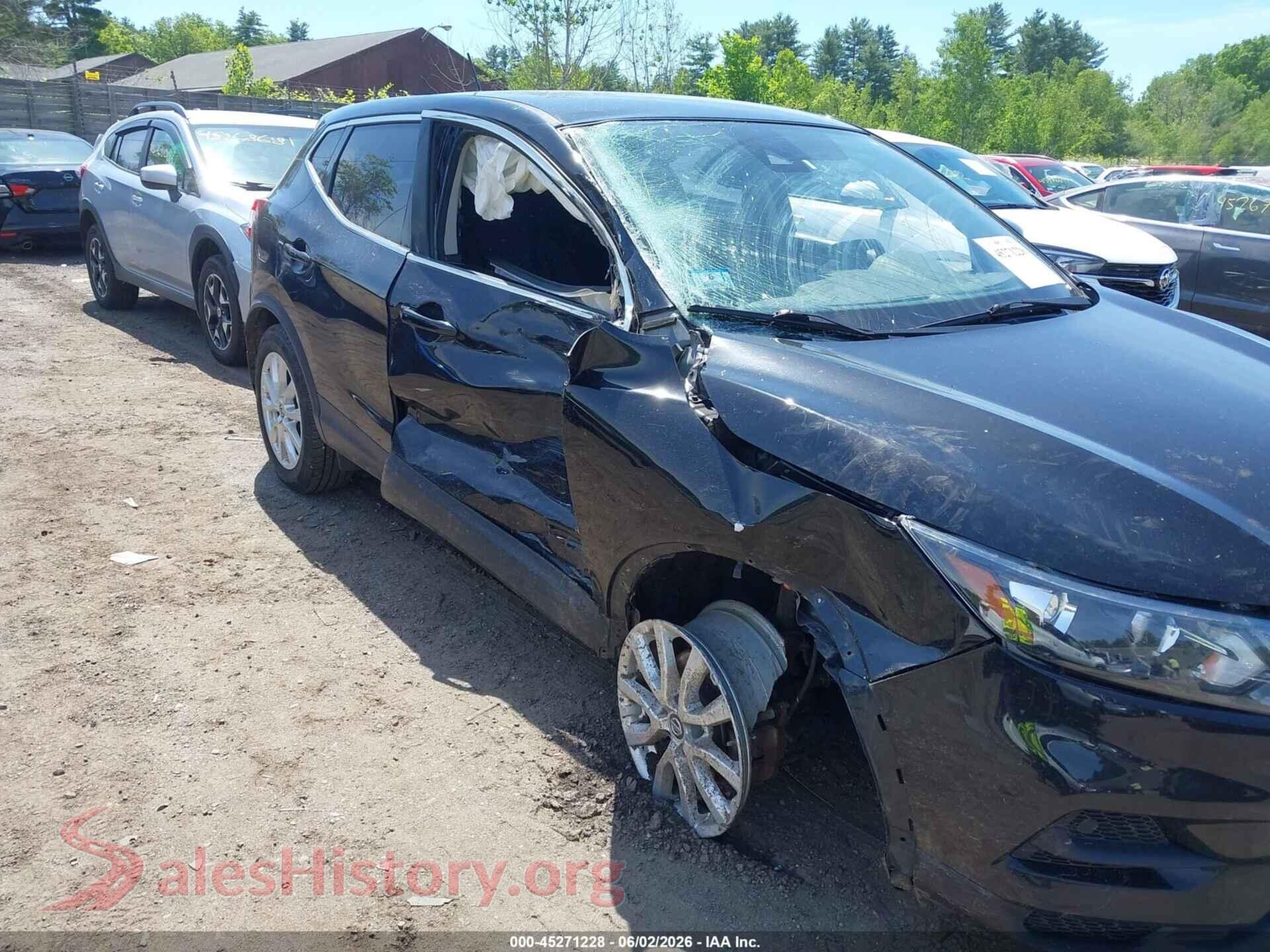 2022 NISSAN ROGUE SPORT VIN JN1BJ1AW5NW683304, rear passenger side
