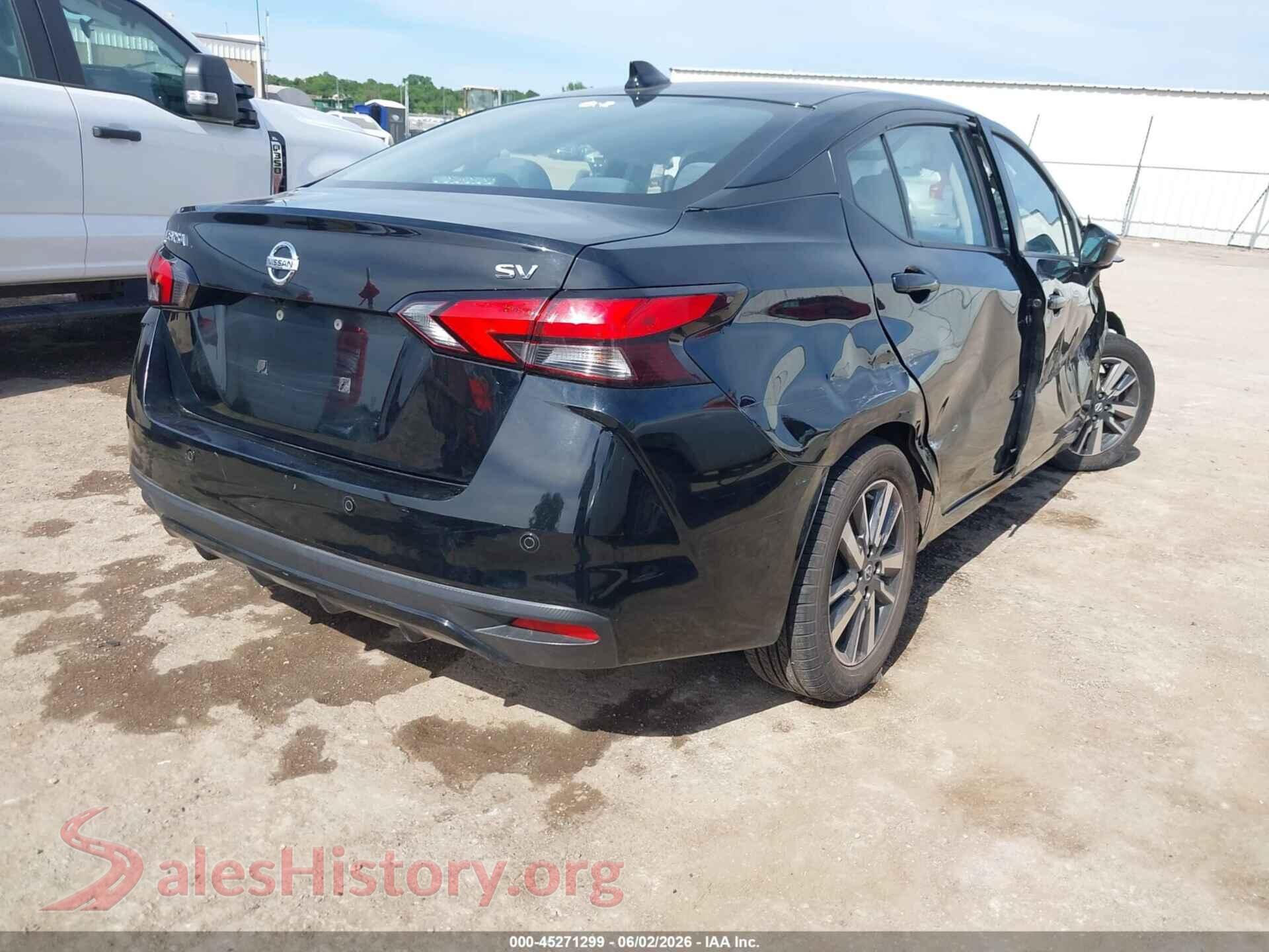 2021 NISSAN VERSA VIN 3N1CN8EV4ML883937, rear driver side