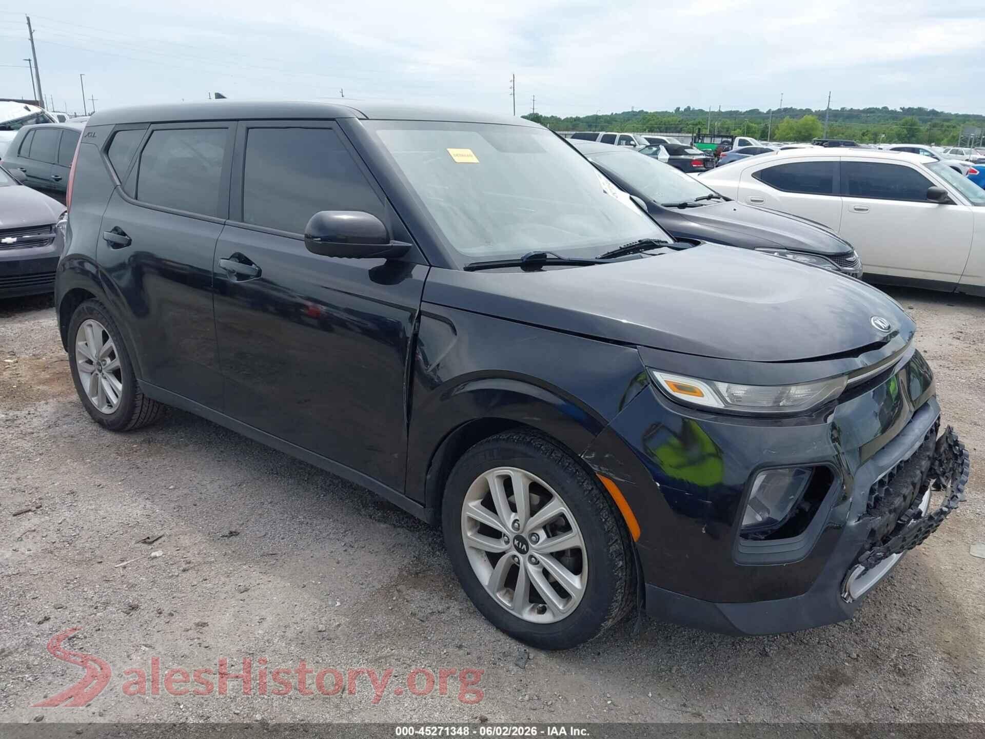2020 KIA SOUL VIN KNDJ23AU0L7707760, auction photo