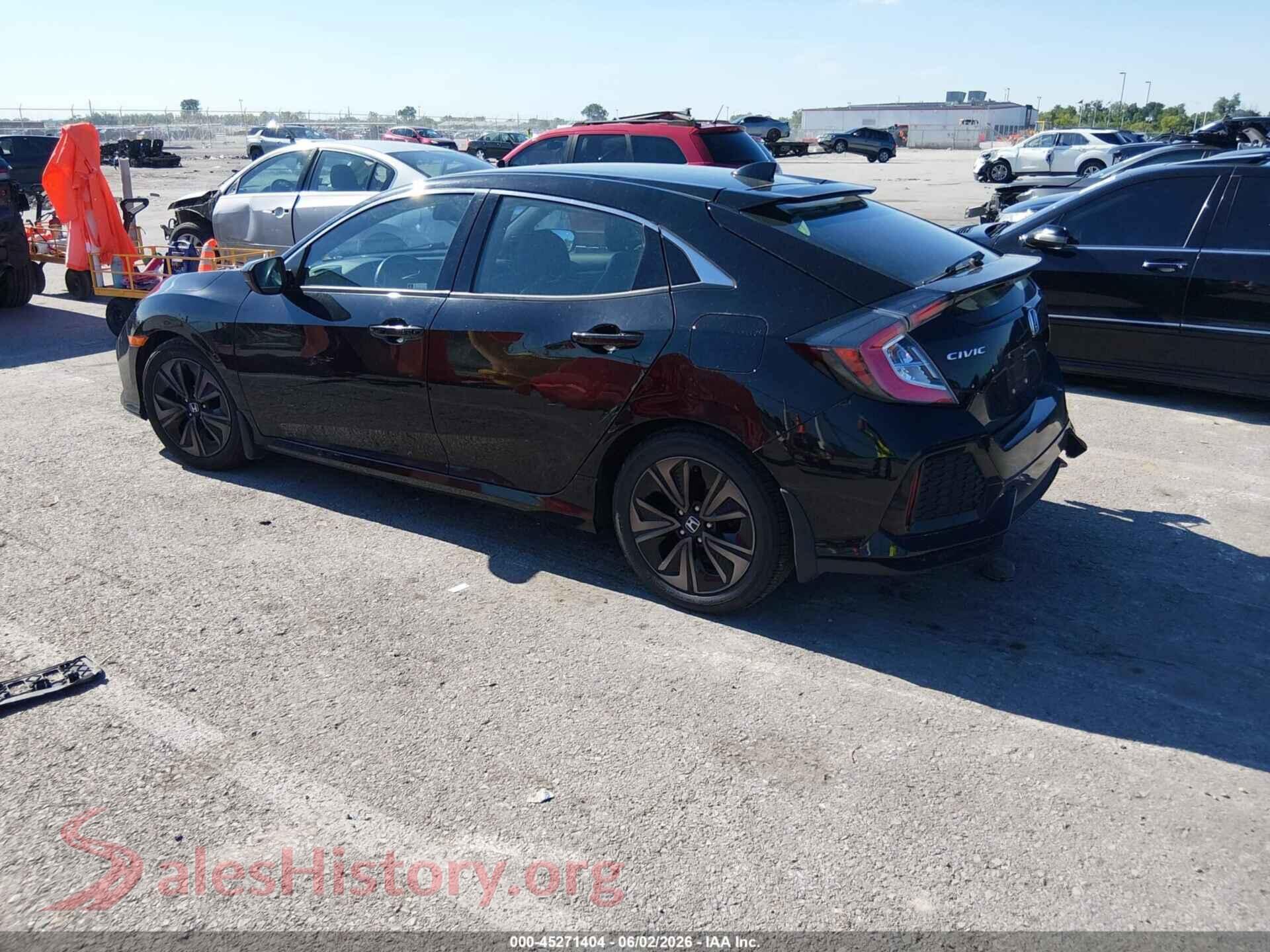 2019 HONDA CIVIC VIN SHHFK7H85KU203296, driver side view