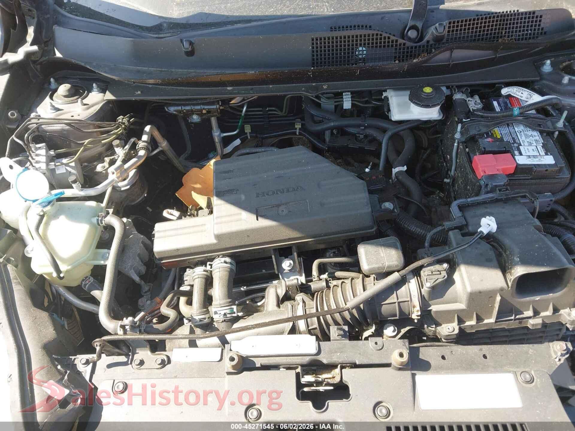 2021 HONDA CR-V VIN 2HKRW2H85MH659650, interior dashboard