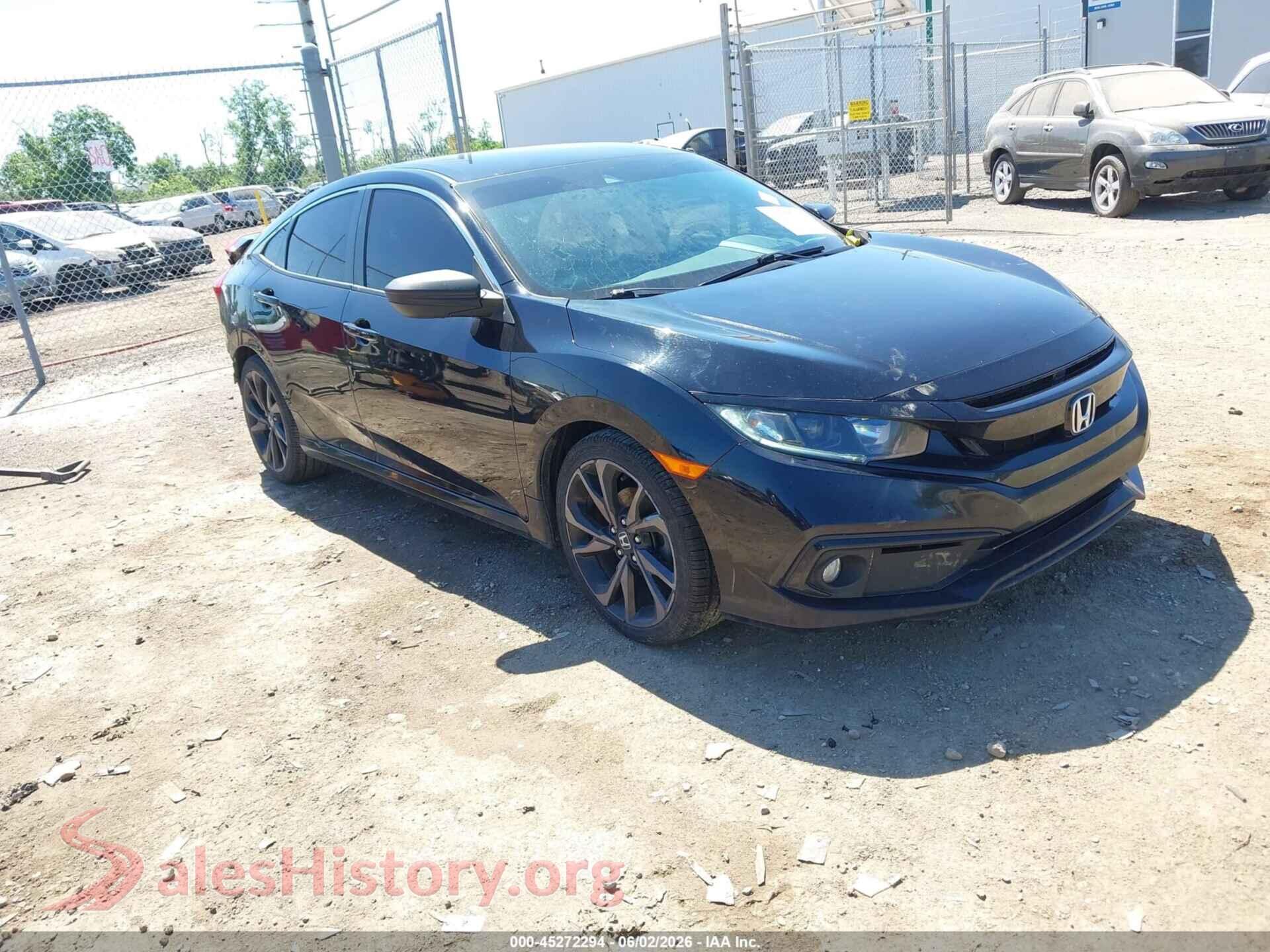 19XFC2F89LE025386 2020 HONDA CIVIC