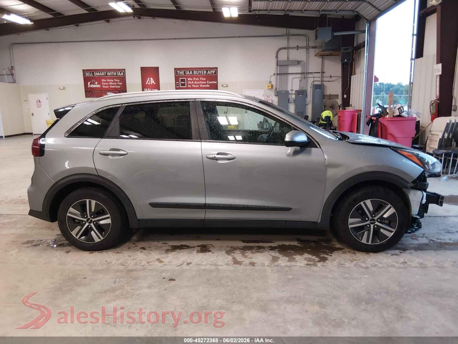 2022 KIA NIRO VIN KNDCB3LC2N5506342, auction photo 14