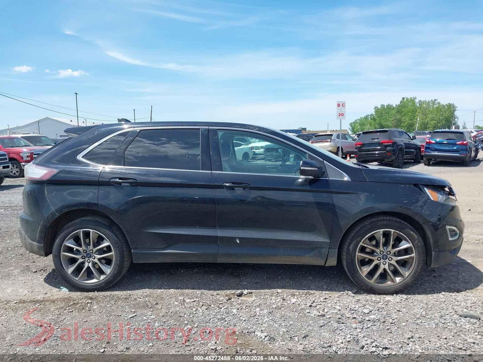 2017 FORD EDGE VIN 2FMPK4K89HBC53049, auction photo 13