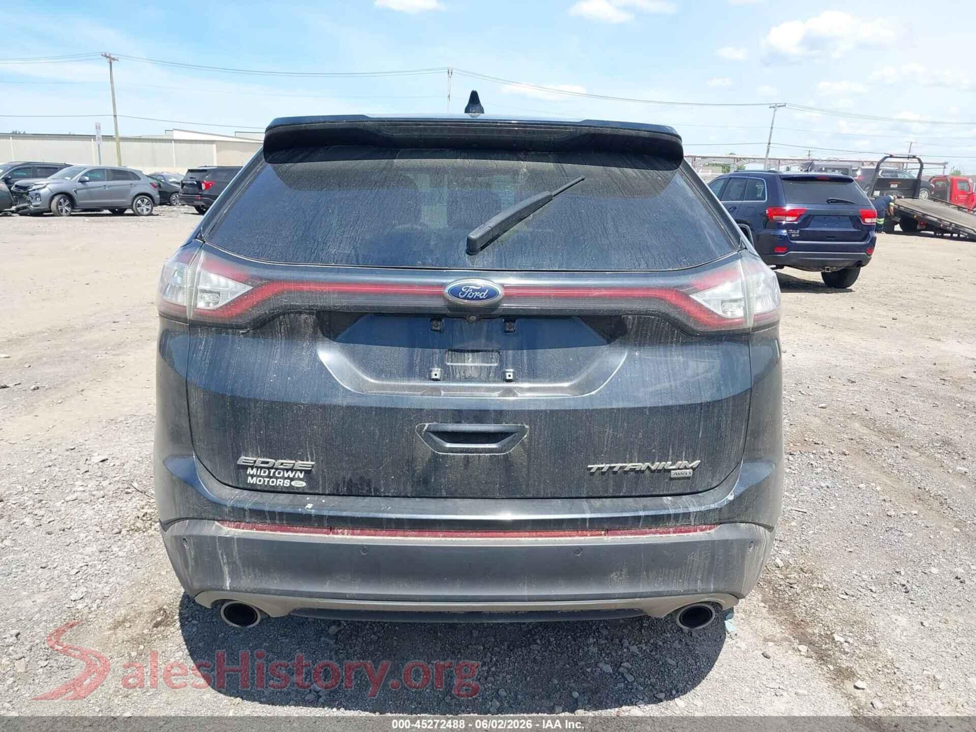 2017 FORD EDGE VIN 2FMPK4K89HBC53049, auction photo 16