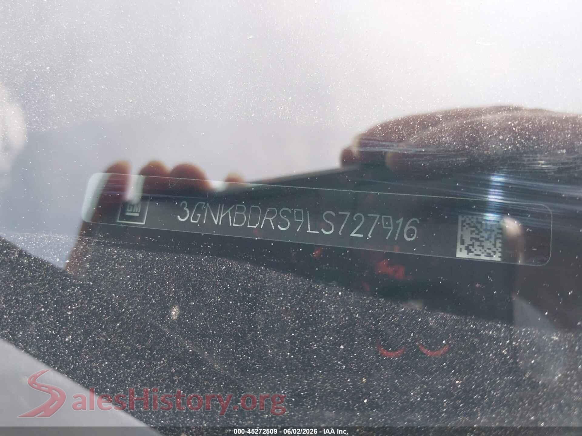 2020 CHEVROLET BLAZER VIN 3GNKBDRS9LS727916, auction photo 17