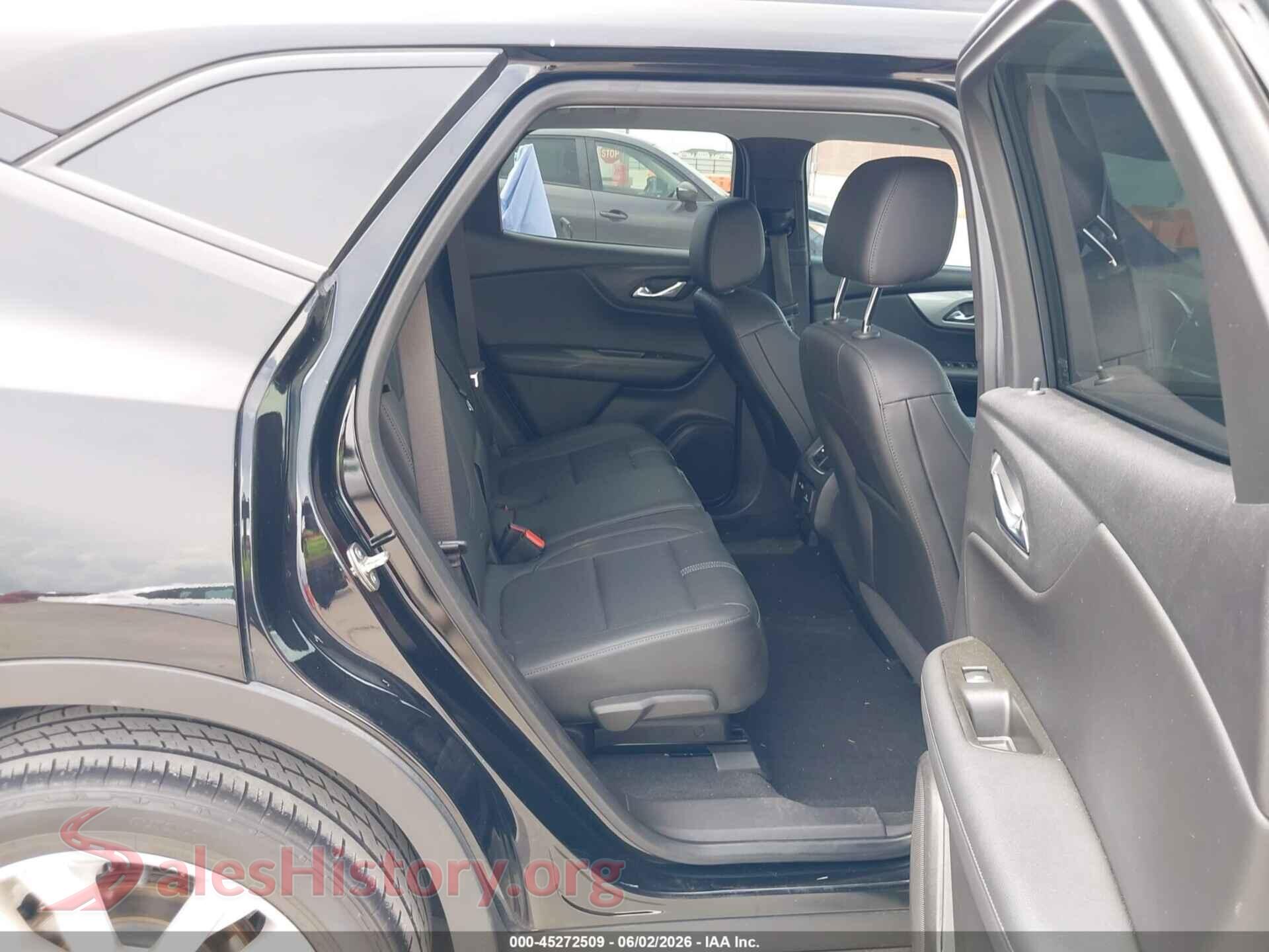 2020 CHEVROLET BLAZER VIN 3GNKBDRS9LS727916, front passenger side