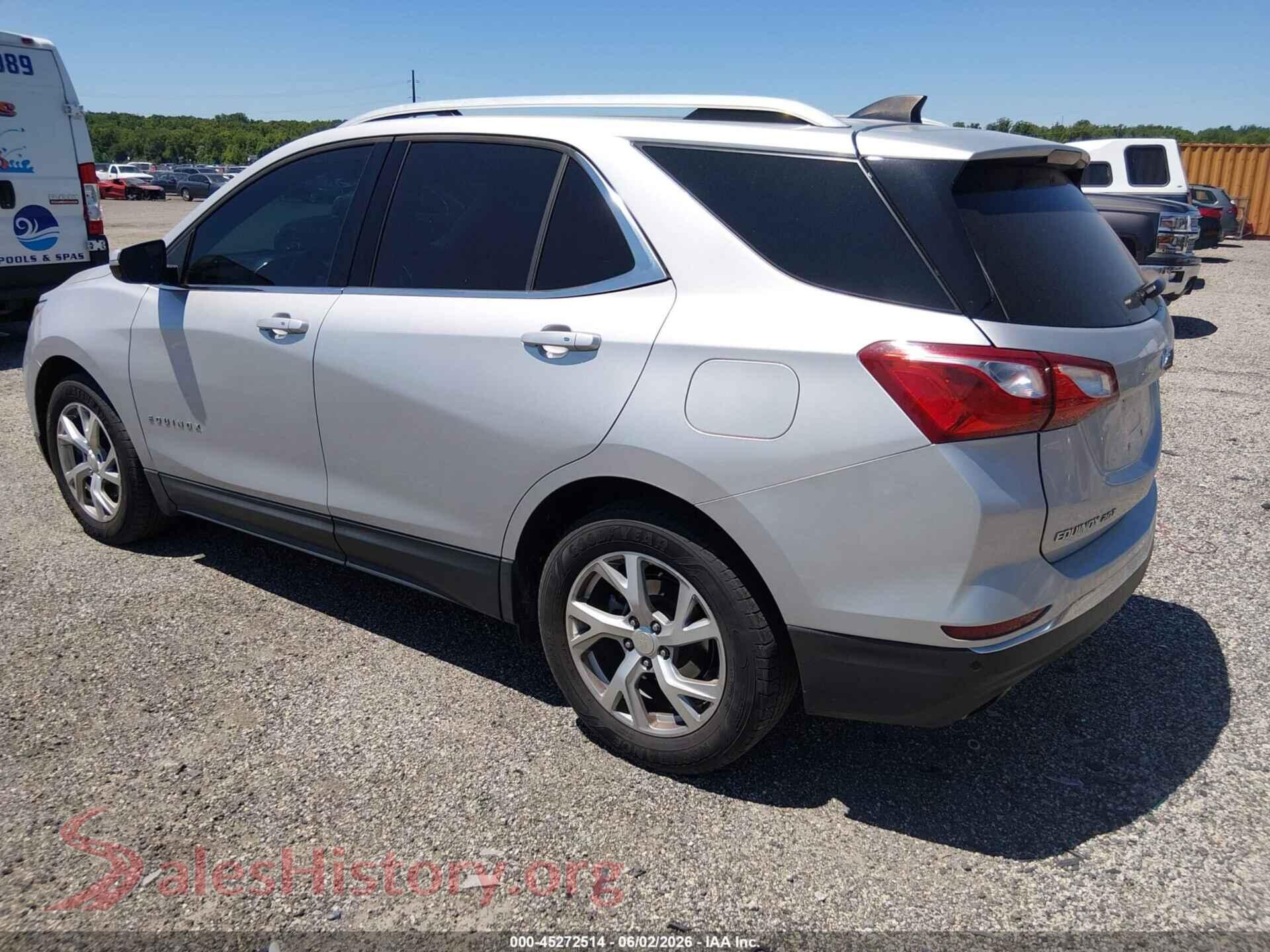 2019 CHEVROLET EQUINOX VIN 3GNAXLEXXKS558593, driver side view