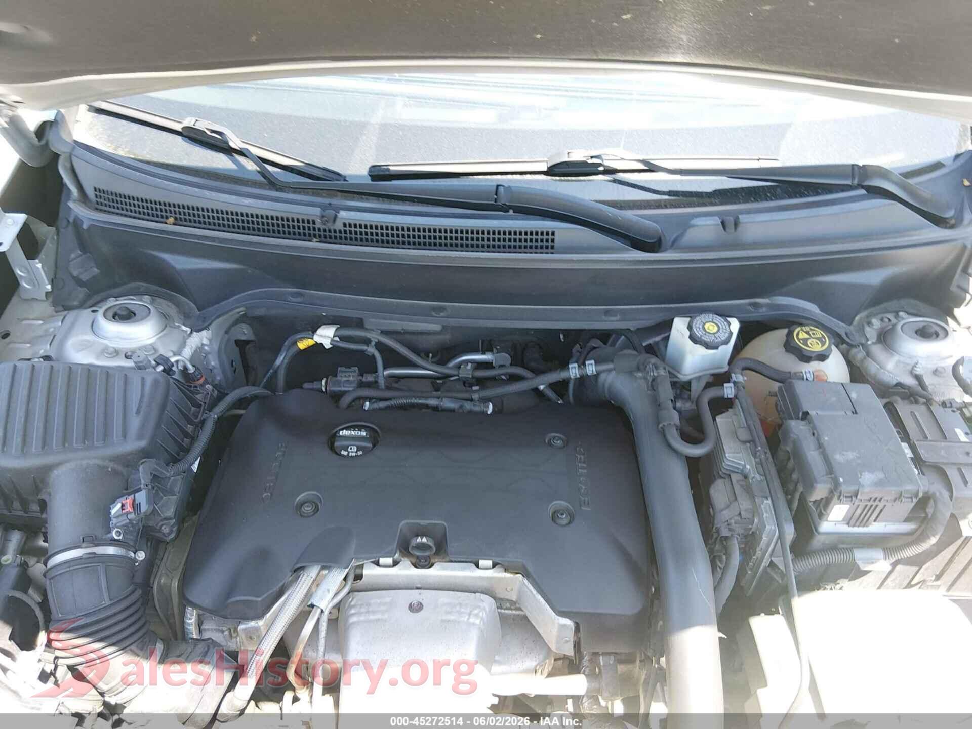 2019 CHEVROLET EQUINOX VIN 3GNAXLEXXKS558593, interior dashboard