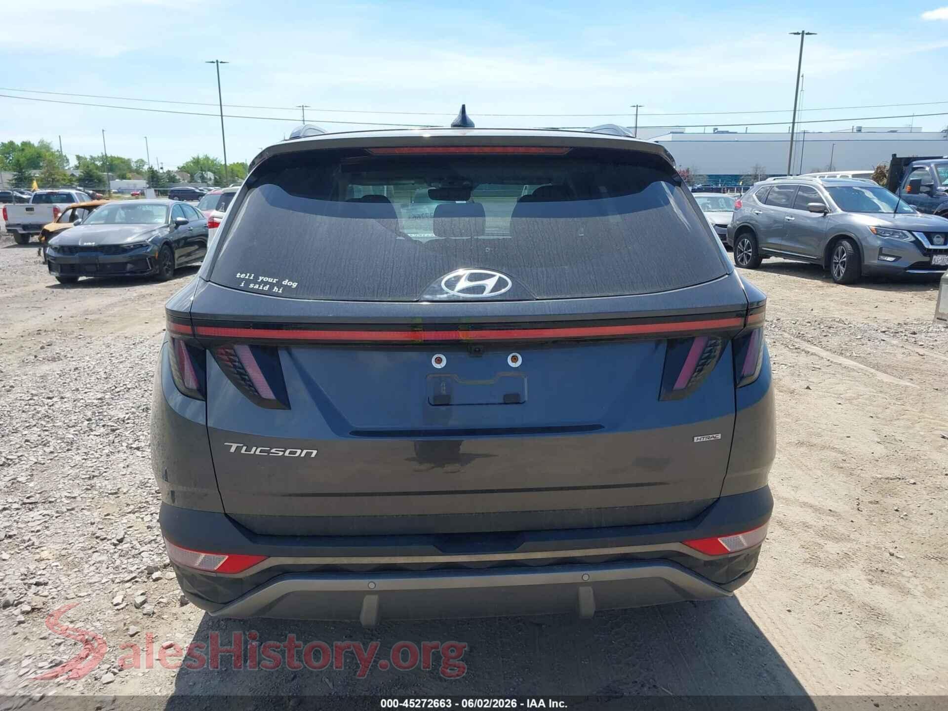 2023 HYUNDAI TUCSON VIN 5NMJECAE4PH280257, auction photo 17