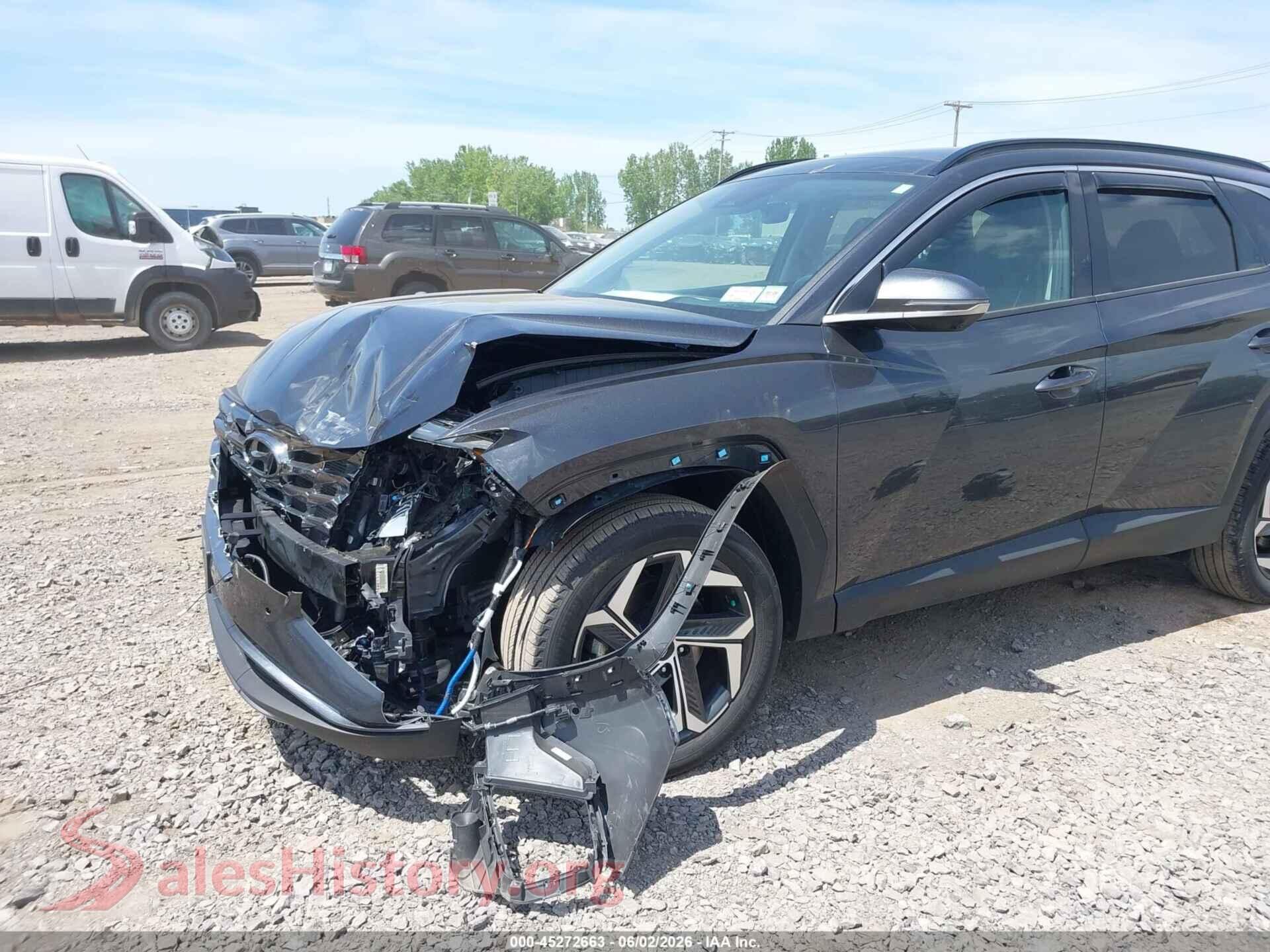 2023 HYUNDAI TUCSON VIN 5NMJECAE4PH280257, rear passenger side