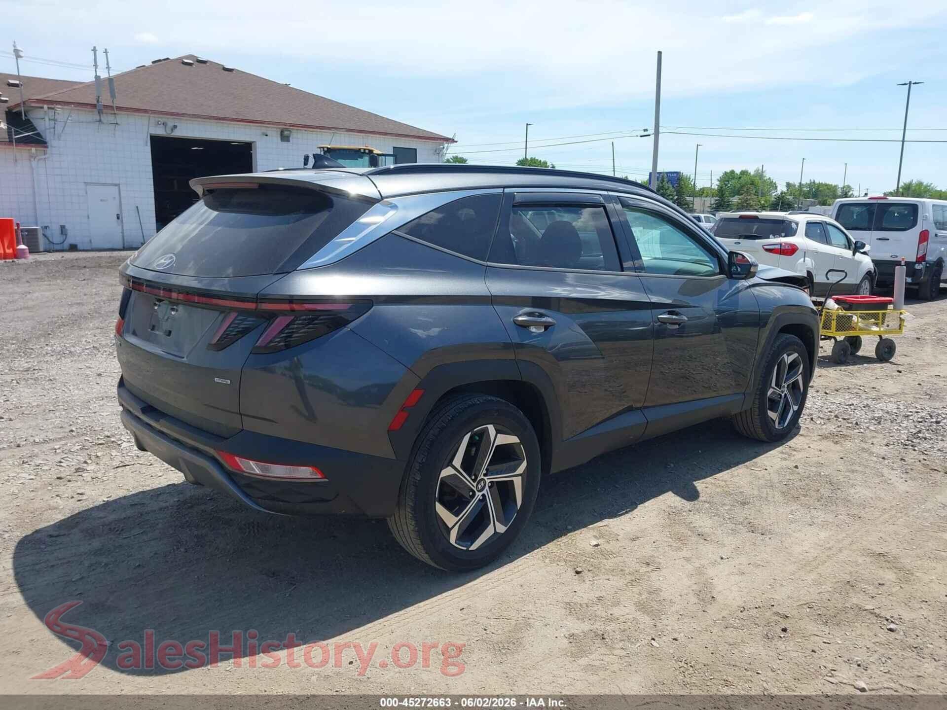 2023 HYUNDAI TUCSON VIN 5NMJECAE4PH280257, rear driver side