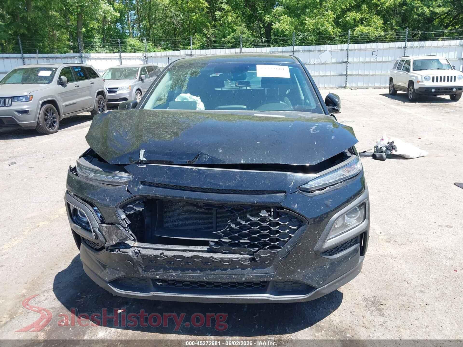2018 HYUNDAI KONA VIN KM8K1CAA5JU094588, damage close-up