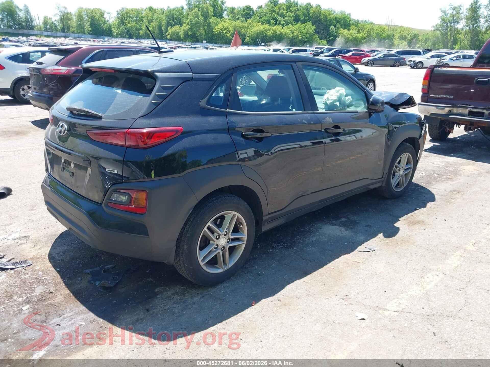 2018 HYUNDAI KONA VIN KM8K1CAA5JU094588, rear driver side
