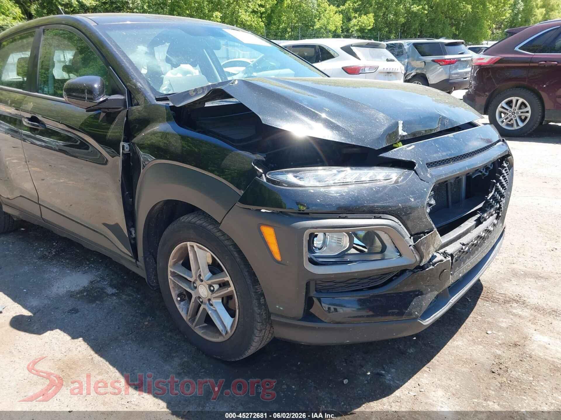 2018 HYUNDAI KONA VIN KM8K1CAA5JU094588, rear passenger side