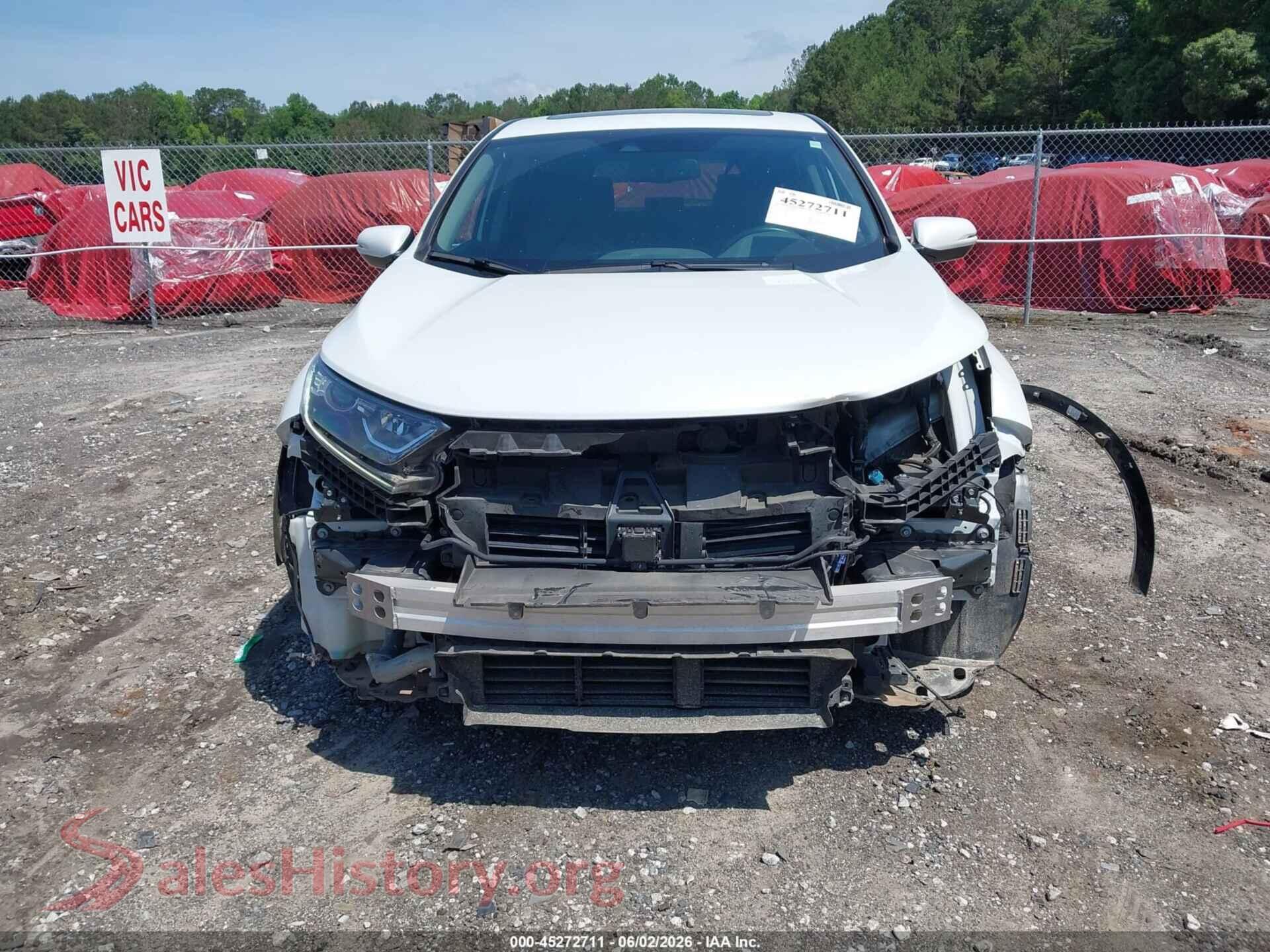 2021 HONDA CR-V VIN 7FARW1H89ME000614, rear passenger side