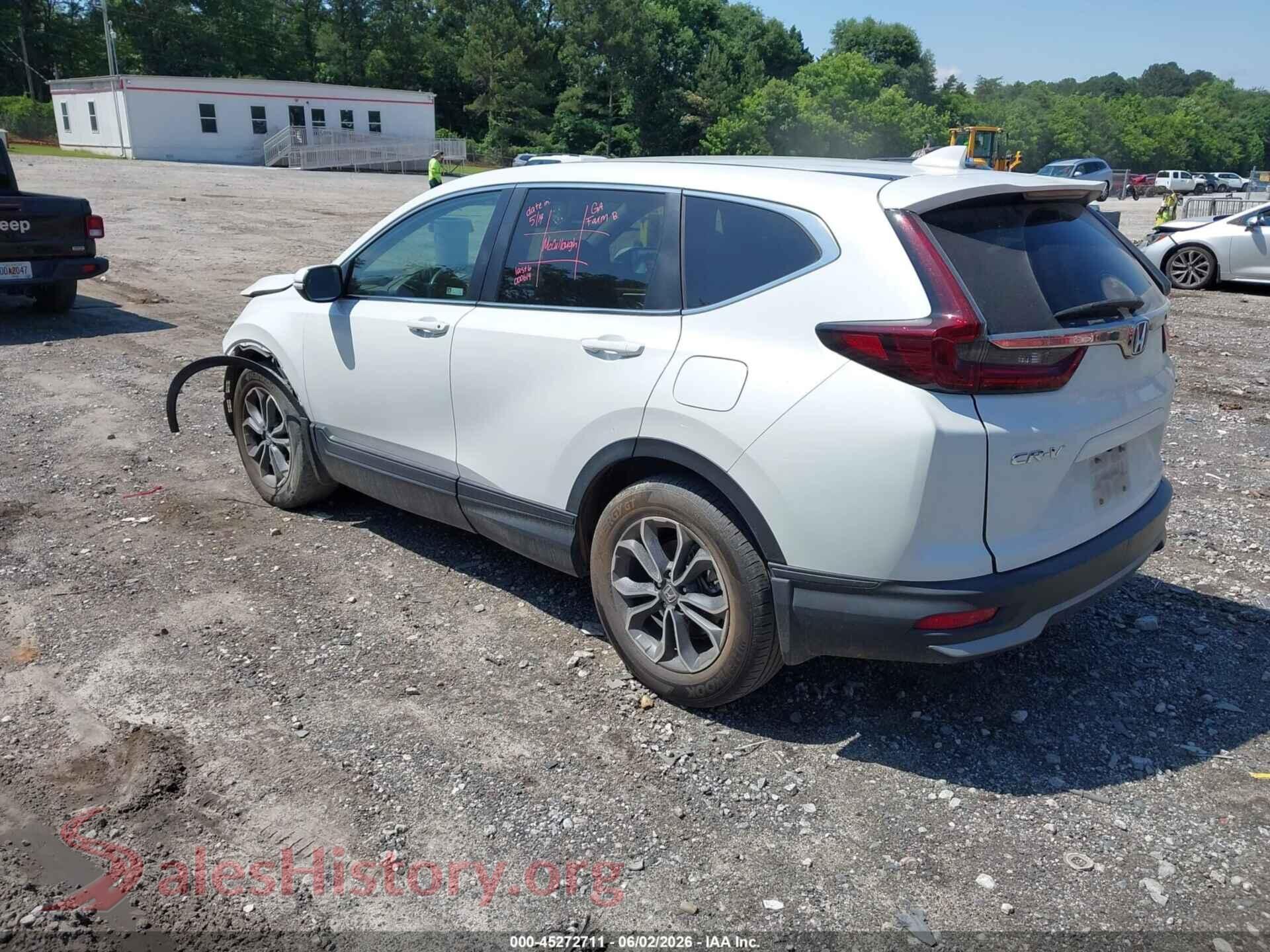 2021 HONDA CR-V VIN 7FARW1H89ME000614, driver side view