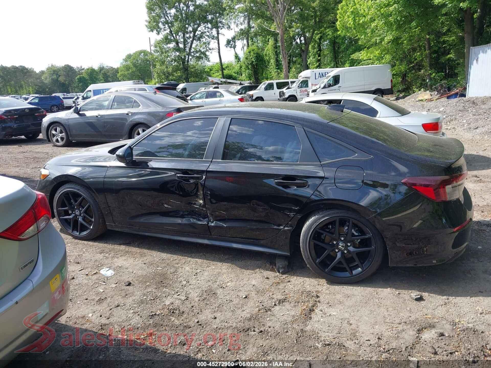 2026 HONDA CIVIC VIN 2HGFE2F50TH547314, auction photo 14