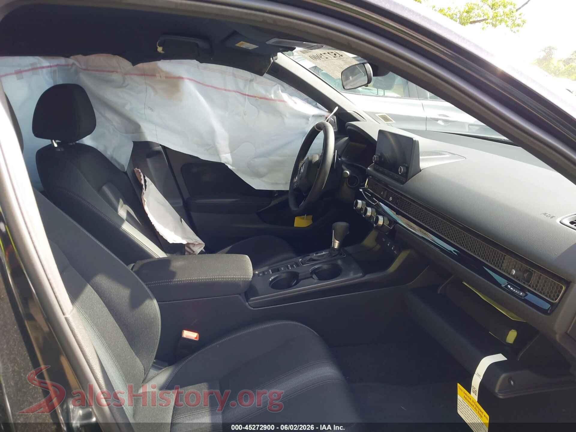 2026 HONDA CIVIC VIN 2HGFE2F50TH547314, rear view