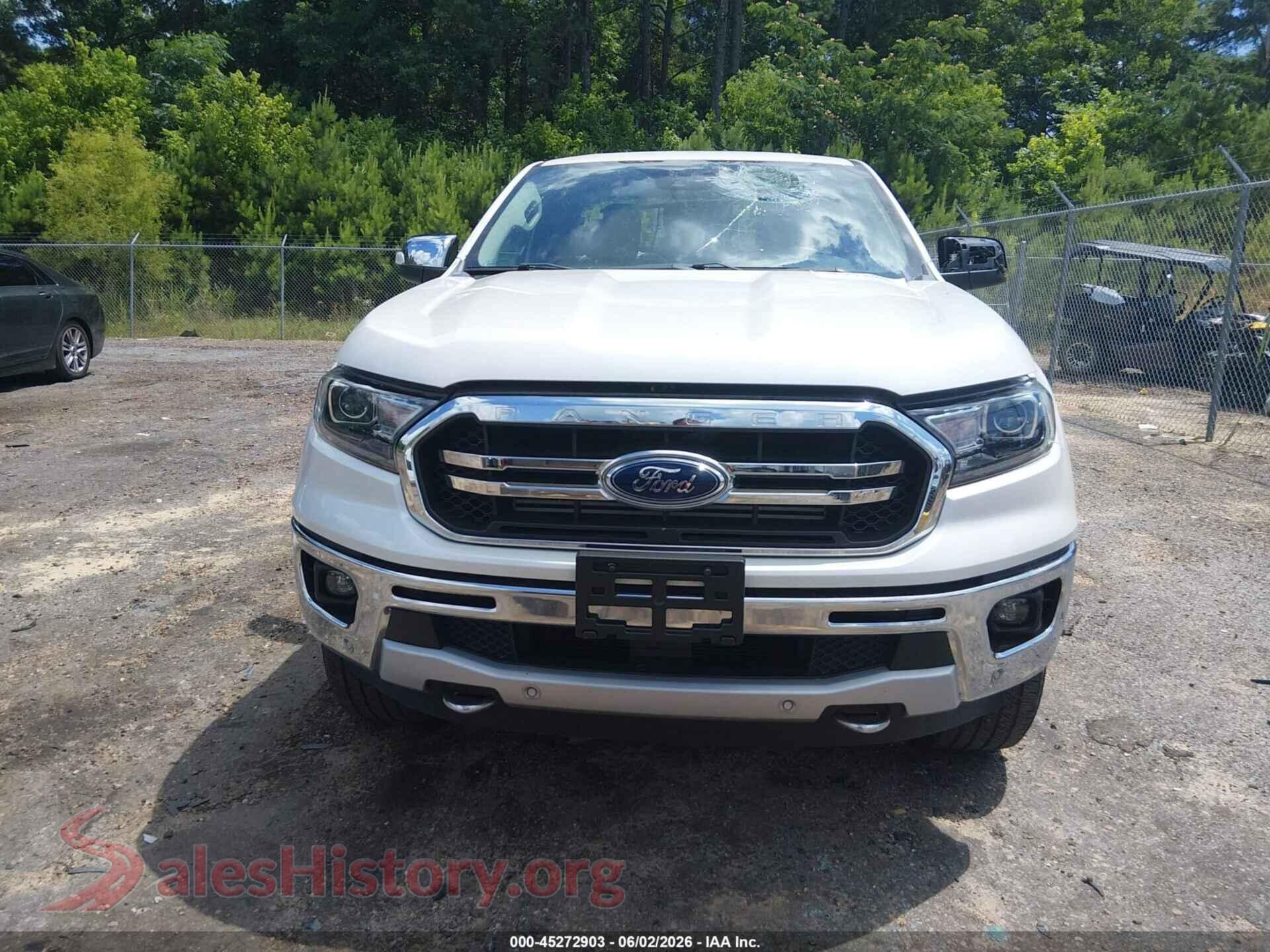 2019 FORD RANGER VIN 1FTER1EH4KLA12220, damage close-up