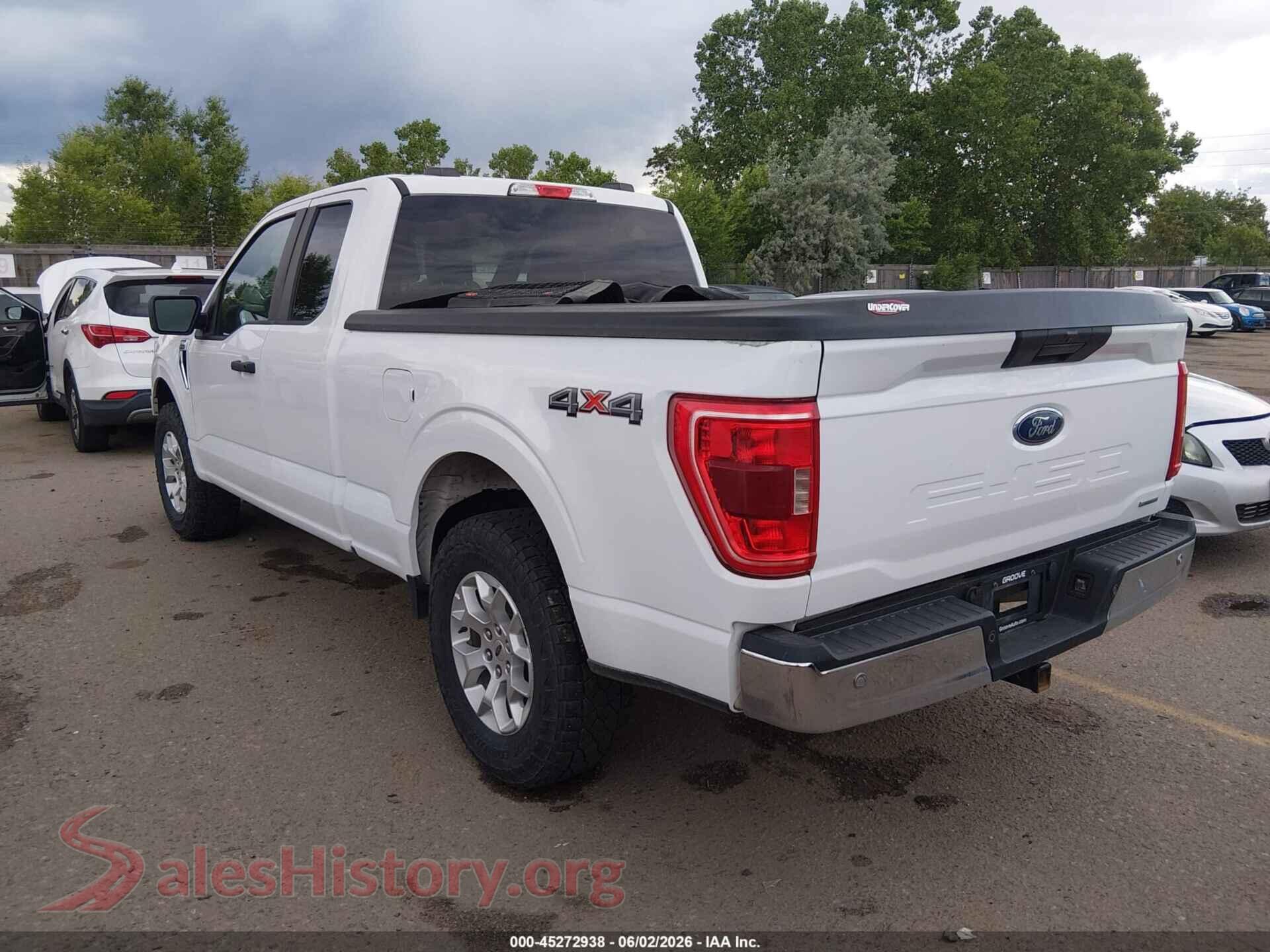 2022 FORD F-150 VIN 1FTEX1EP2NKF30737, auction photo 14