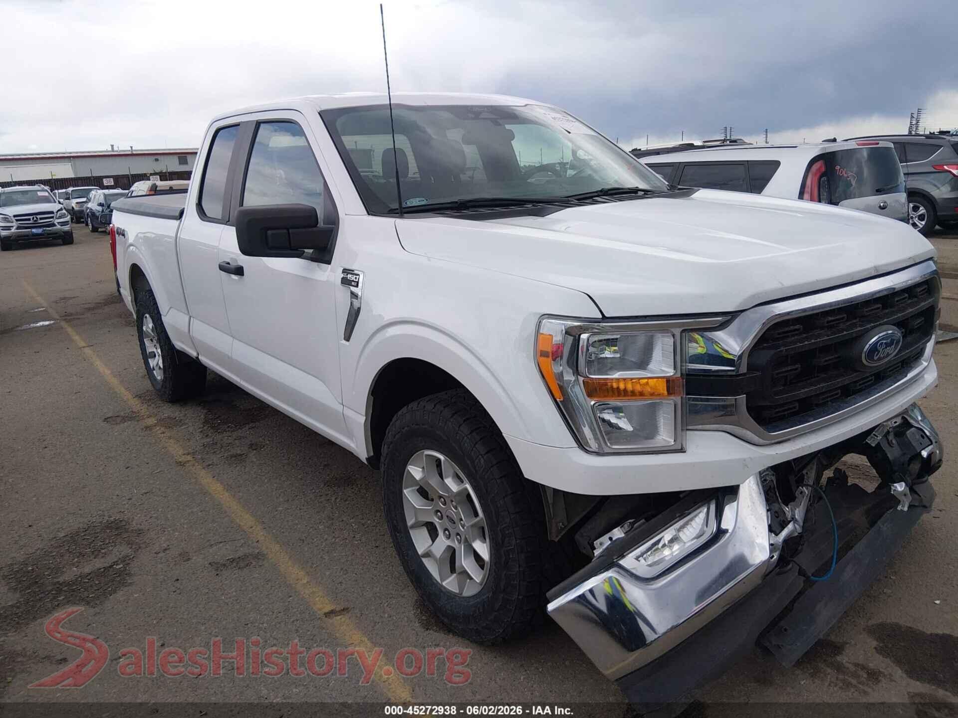 1FTEX1EP2NKF30737 2022 FORD F-150