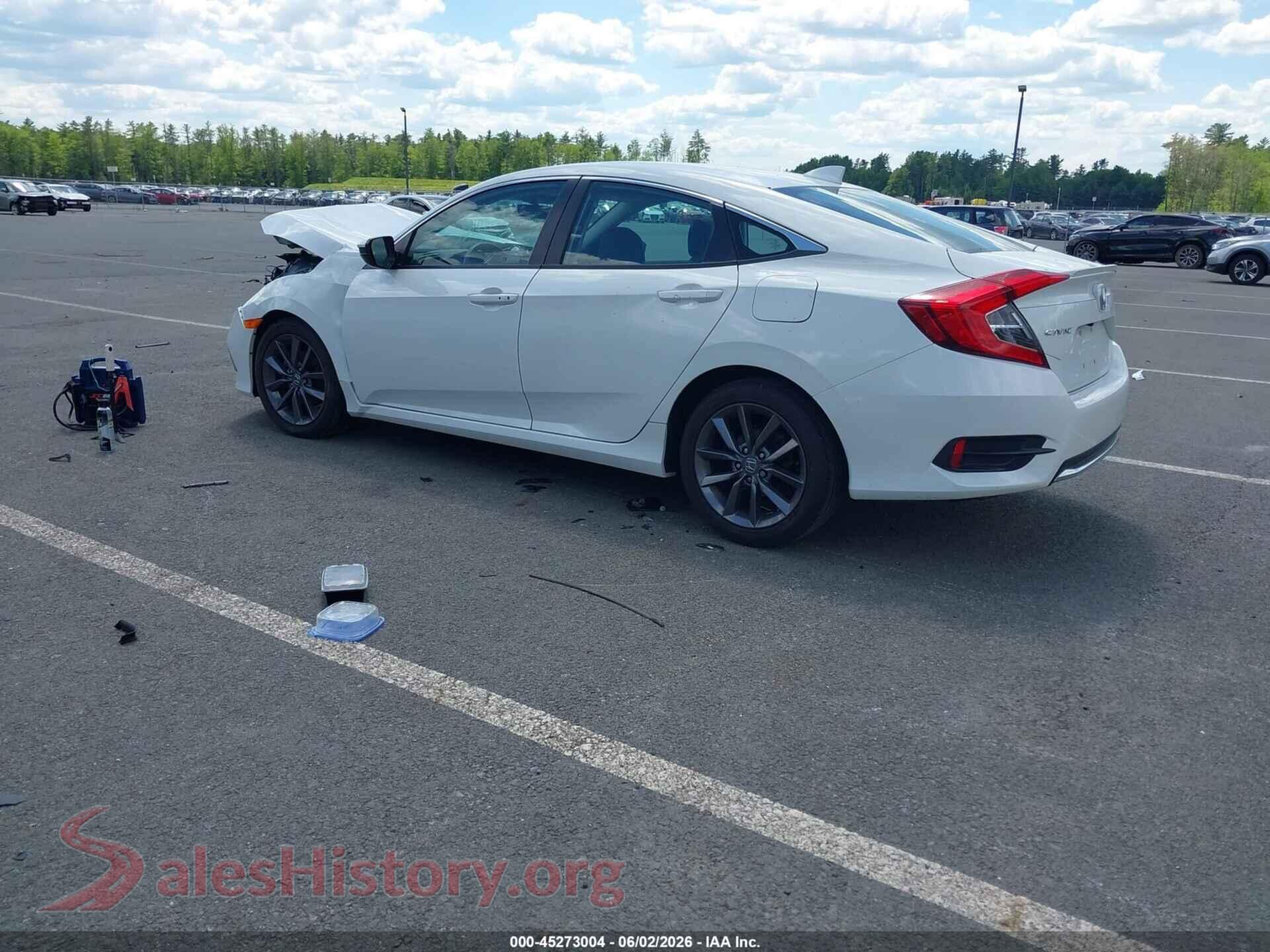 2021 HONDA CIVIC VIN 19XFC1F75ME209999, driver side view