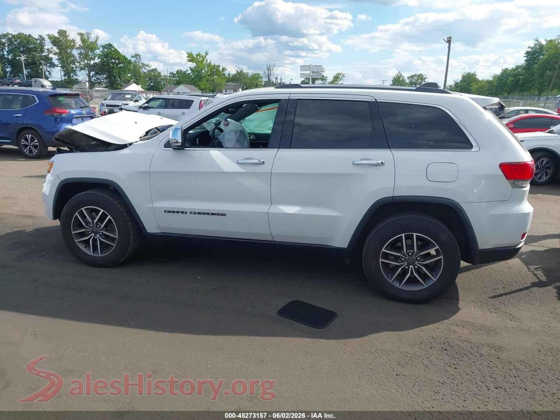 2021 JEEP GRAND CHEROKEE VIN 1C4RJFBGXMC700890, interior dashboard