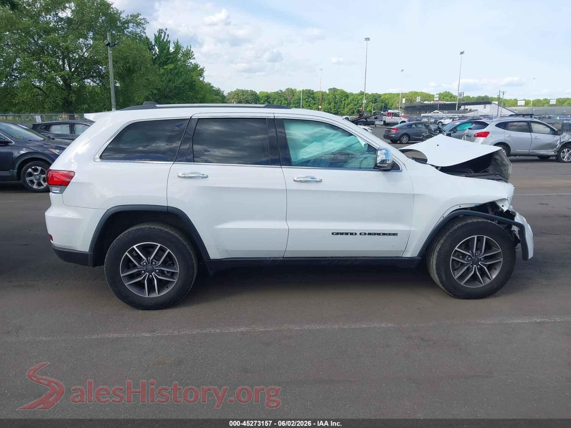 2021 JEEP GRAND CHEROKEE VIN 1C4RJFBGXMC700890, engine bay