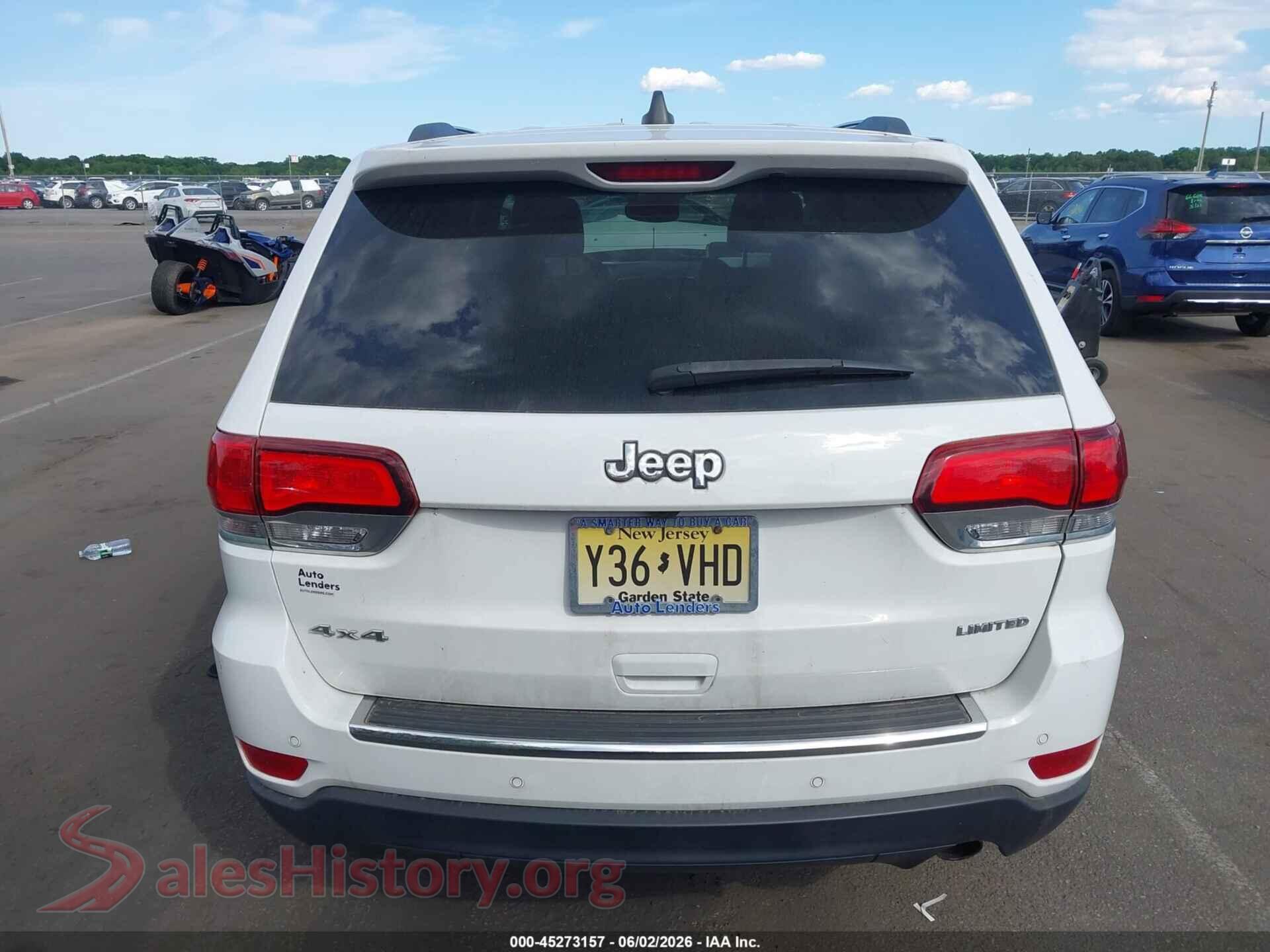 2021 JEEP GRAND CHEROKEE VIN 1C4RJFBGXMC700890, damage close-up