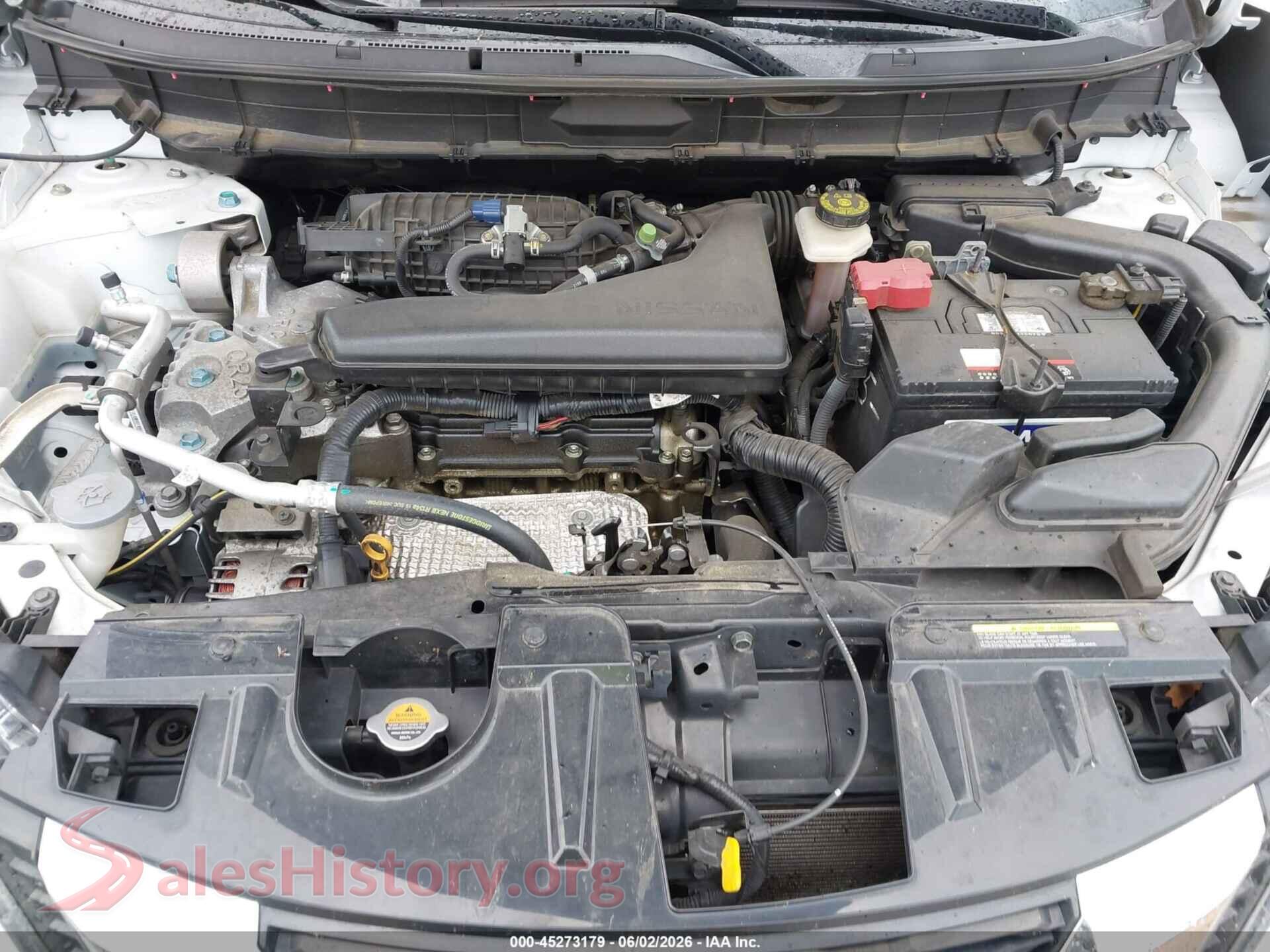 2017 NISSAN ROGUE VIN KNMAT2MT8HP595954, interior dashboard