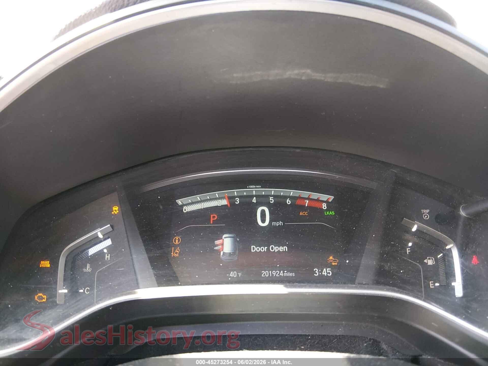 2017 HONDA CR-V VIN 5J6RW2H54HL077752, passenger side view