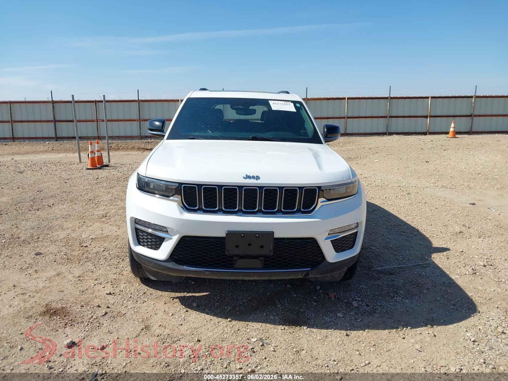 2024 JEEP GRAND CHEROKEE 4XE VIN 1C4RJYB65RC181659, damage close-up