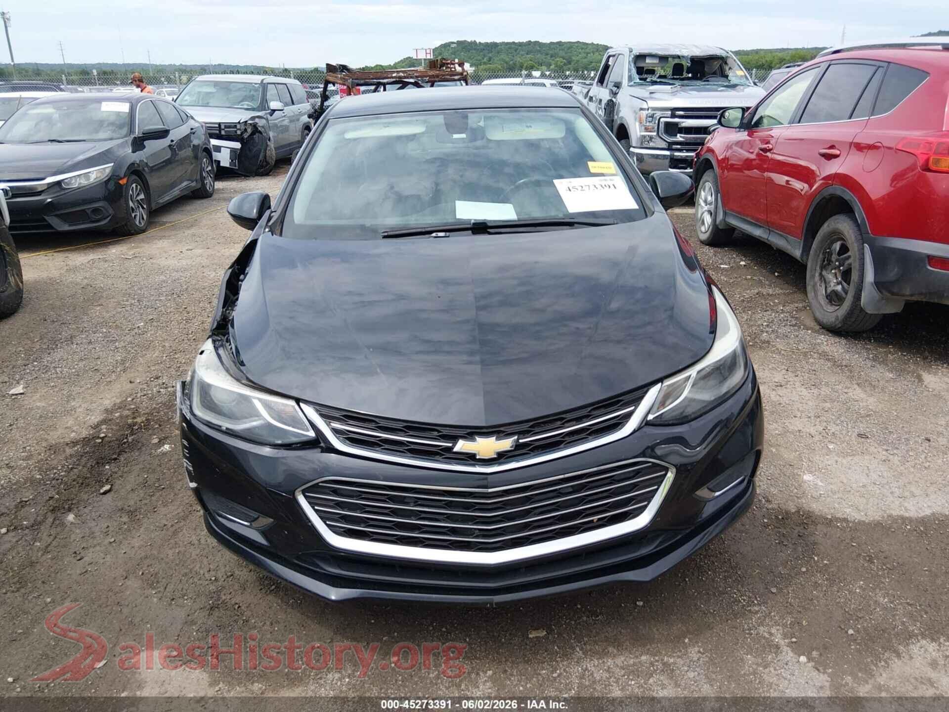 2017 CHEVROLET CRUZE VIN 1G1BF5SM9H7236422, damage close-up