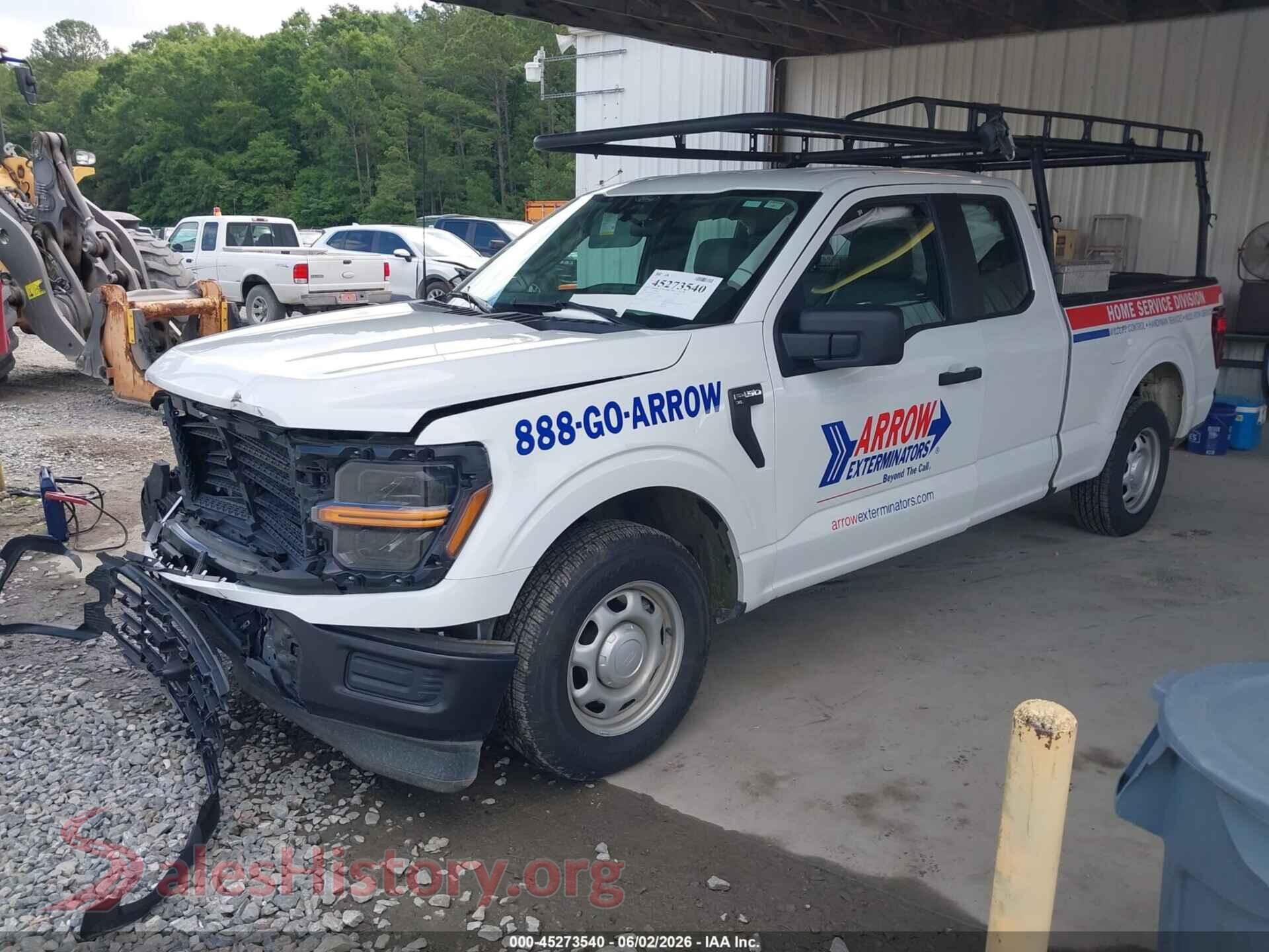 2025 FORD F-150 VIN 1FTEX1KP2SKD05782, front view