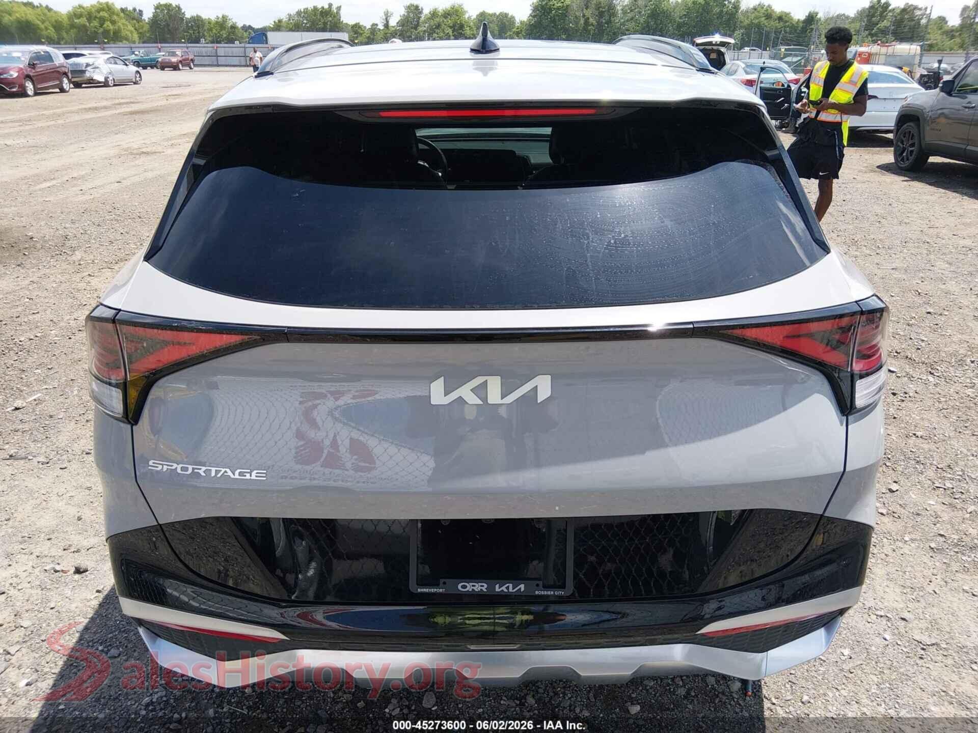 2025 KIA SPORTAGE VIN 5XYK53DF4SG239817, auction photo 17
