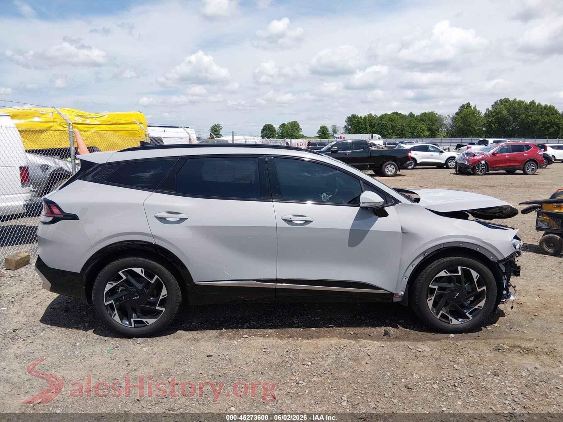 2025 KIA SPORTAGE VIN 5XYK53DF4SG239817, auction photo 14