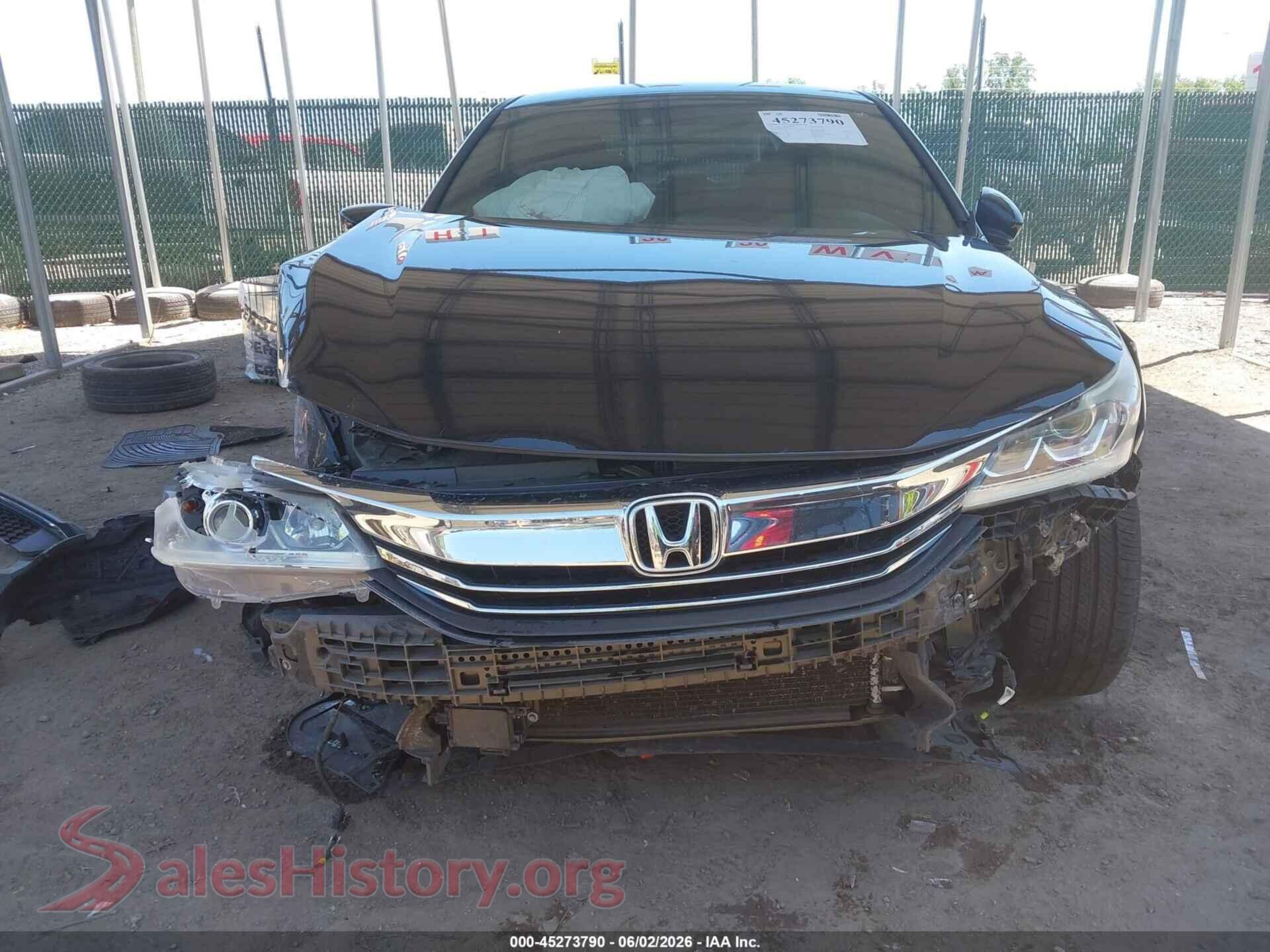 2017 HONDA ACCORD VIN 1HGCR2F62HA017139, rear passenger side