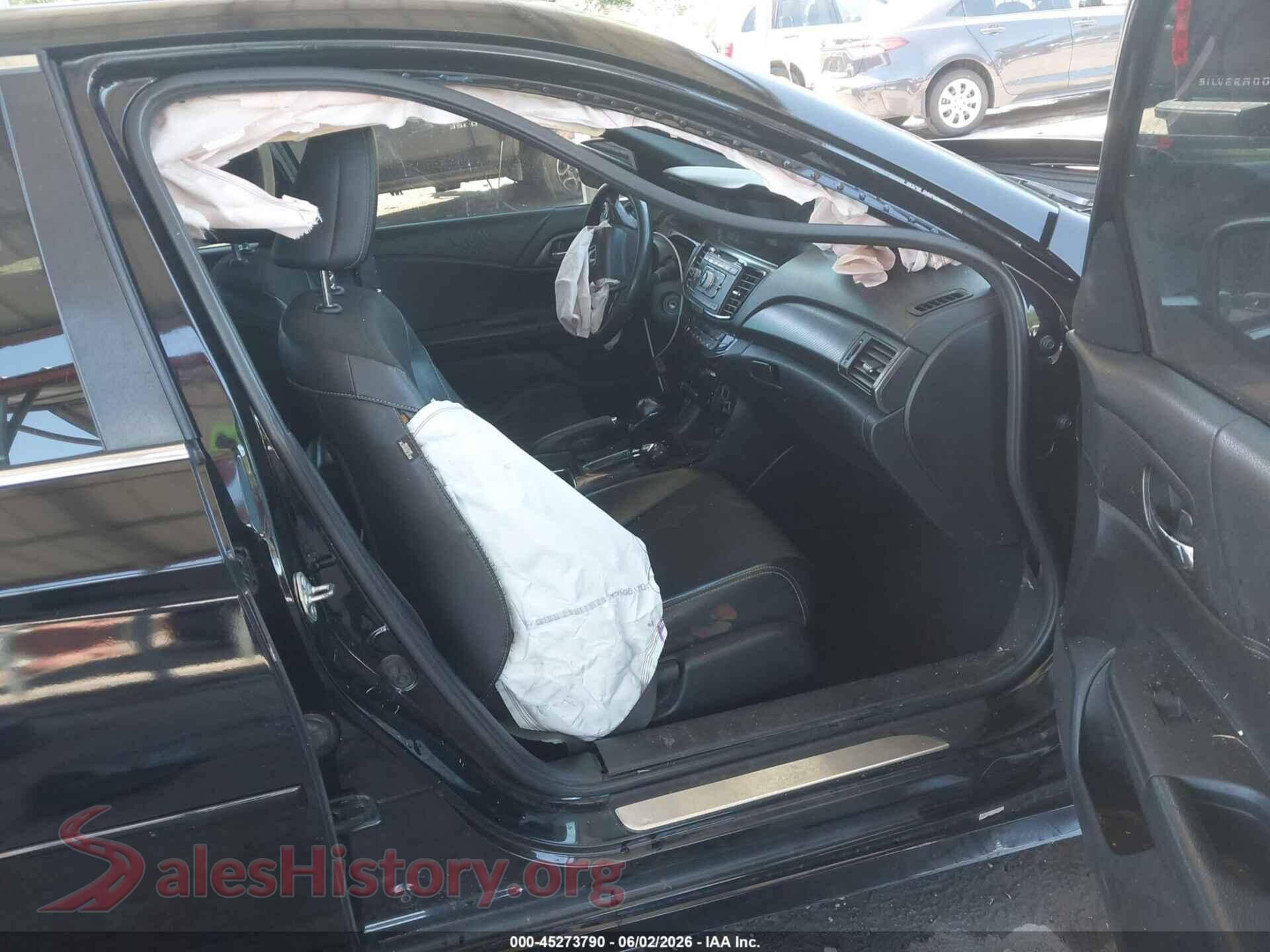 2017 HONDA ACCORD VIN 1HGCR2F62HA017139, rear view