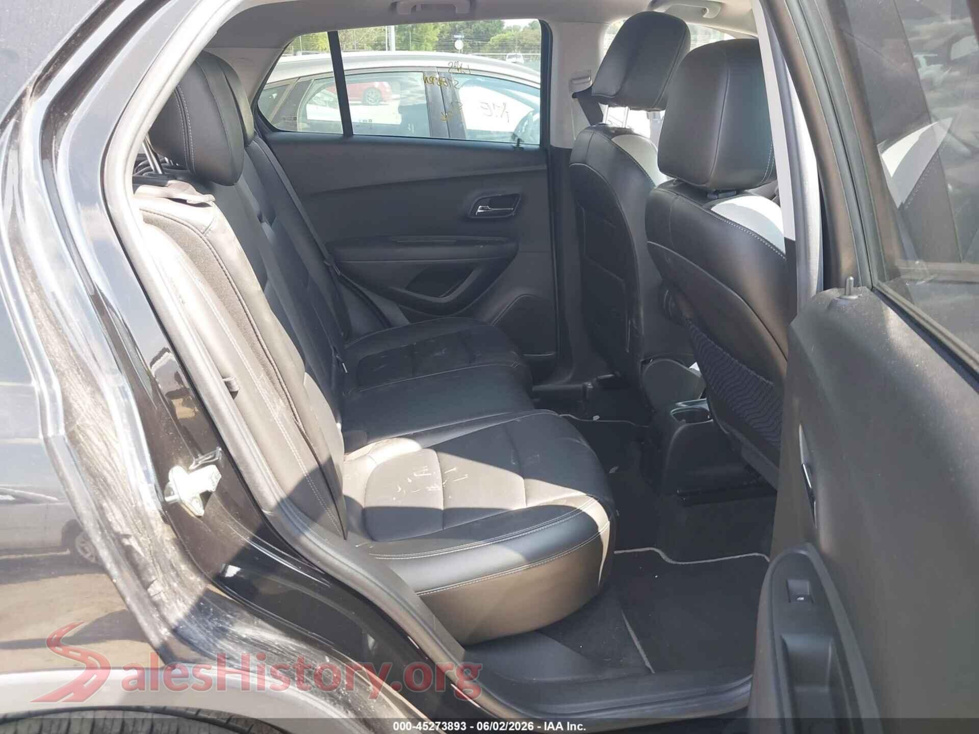 2018 CHEVROLET TRAX VIN KL7CJMSB3JB634762, front passenger side