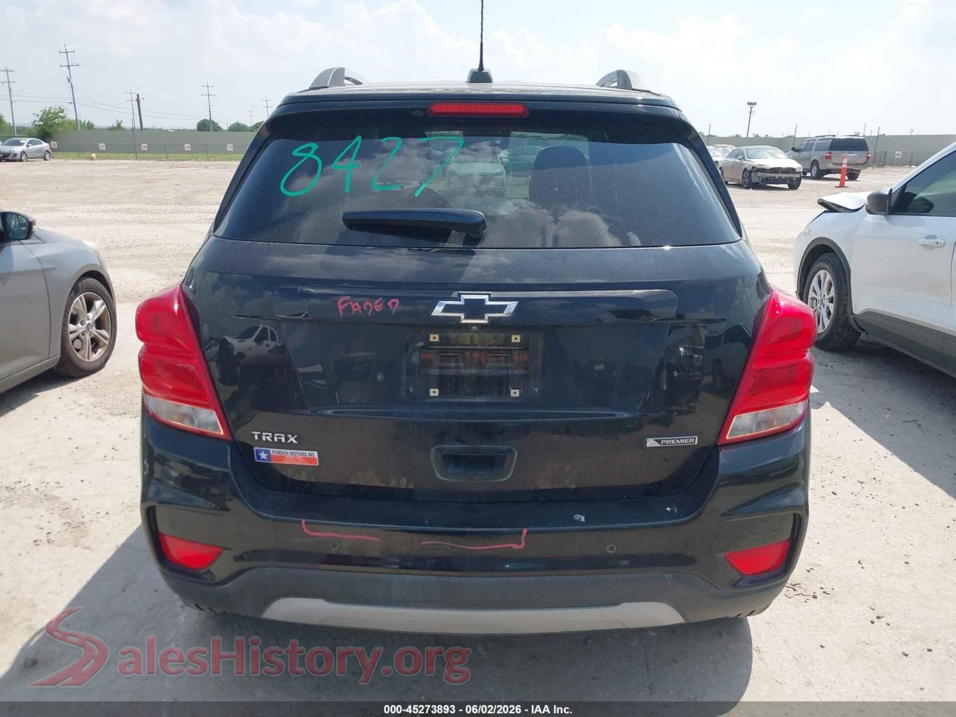 2018 CHEVROLET TRAX VIN KL7CJMSB3JB634762, auction photo 17