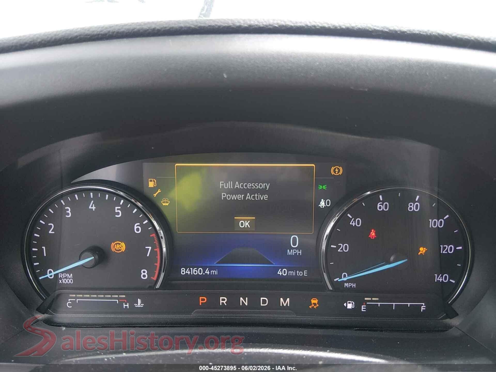 2020 FORD EXPLORER VIN 1FMSK7DH2LGB35306, passenger side view