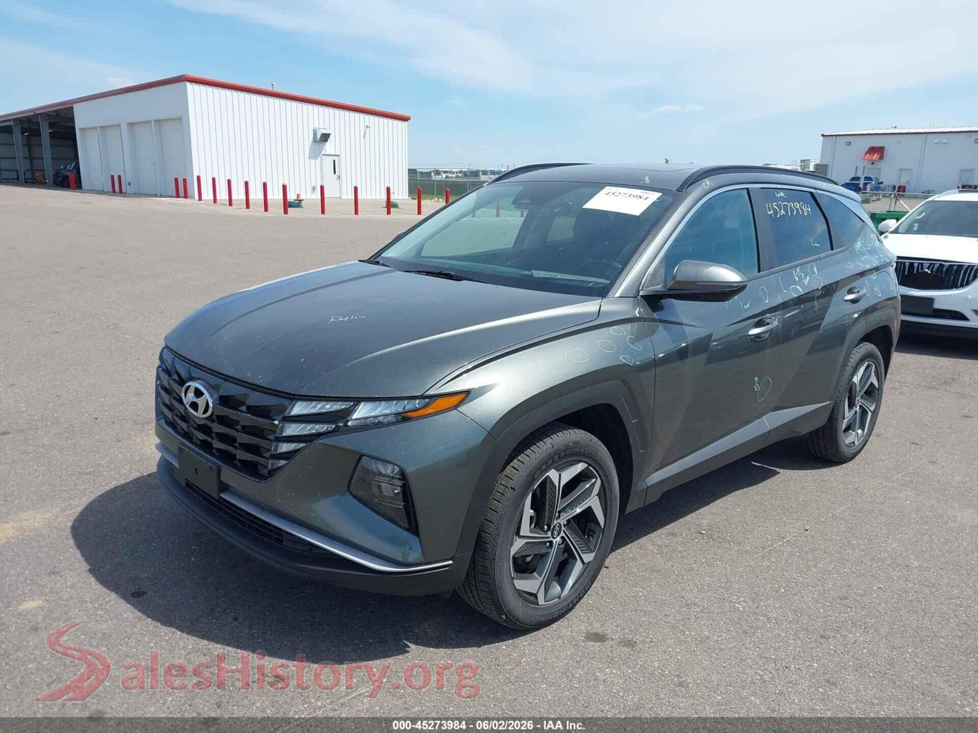2023 HYUNDAI TUCSON VIN 5NMJFCAE4PH179023, rear passenger side